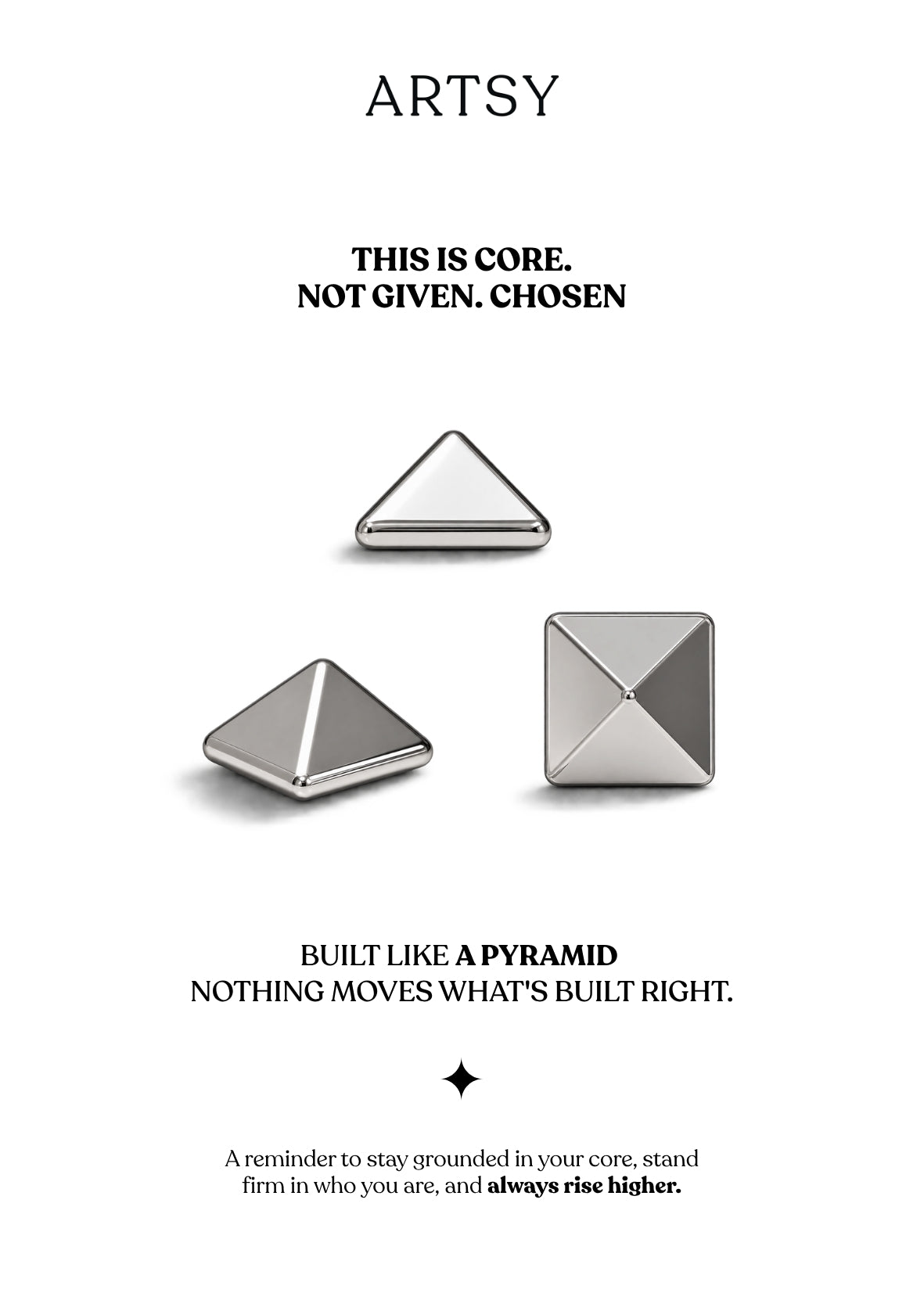 Pyramid Cuff Bangle