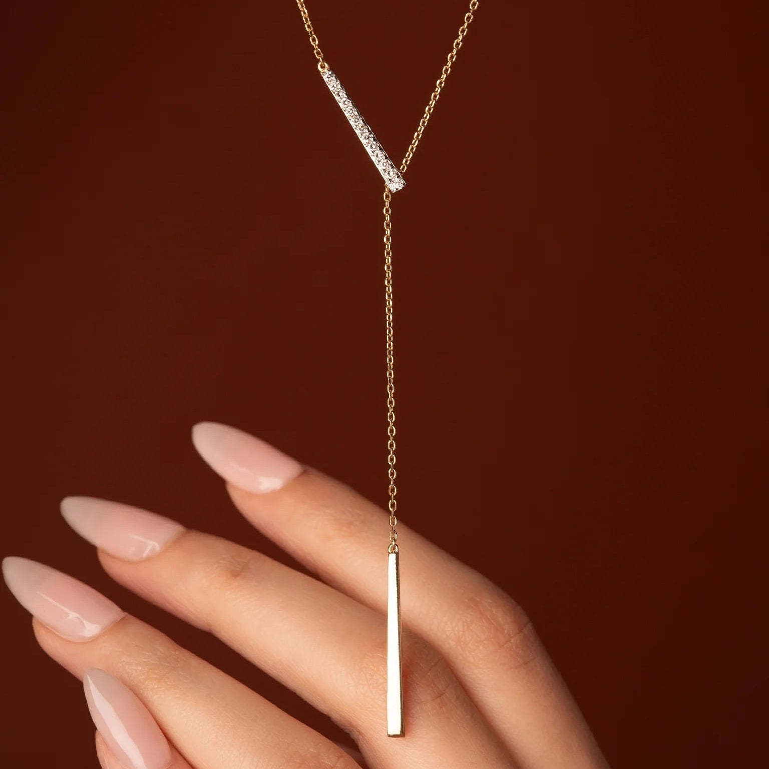 The Lariat Bar Necklace