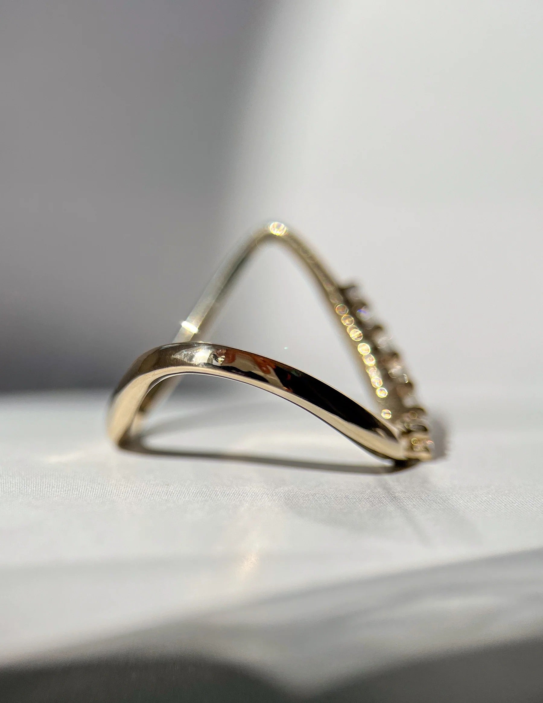Architect Curved Ring - ARTSY SILVER