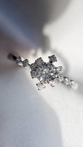 Amour Zircon Stones Silver Ring