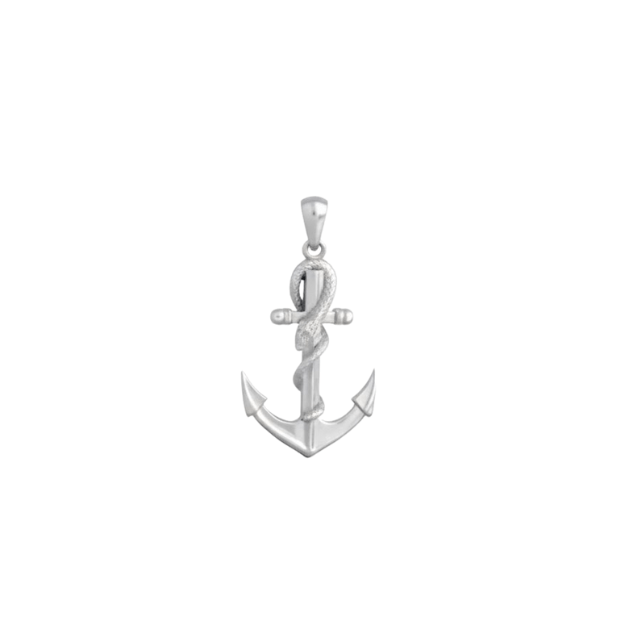 Anchor Pendant - ARTSY SILVER