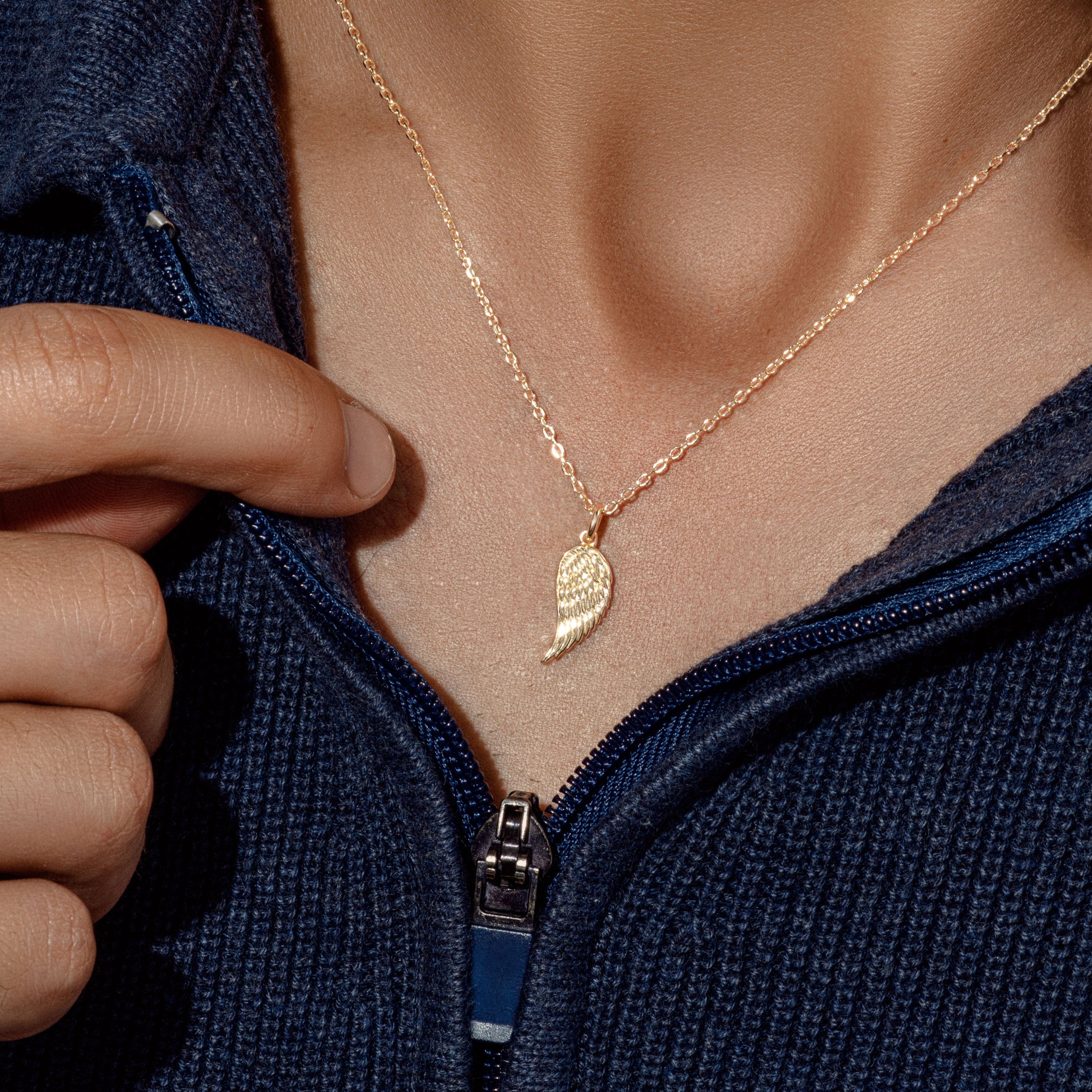 Angel Wing Men Necklace