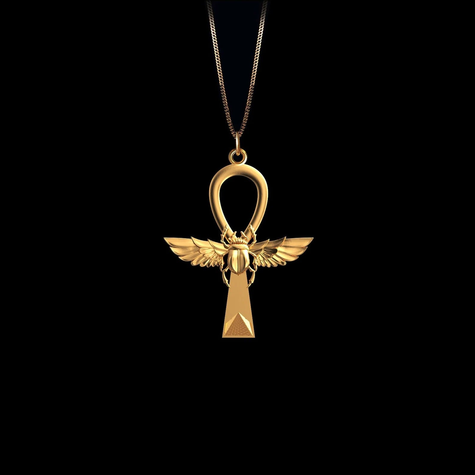 Pharaonic Scarab Pendant
