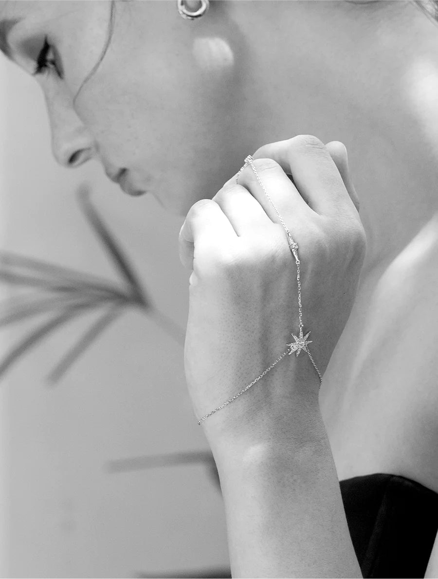 <tc>سوار اليد الفضي Dazzle Diva</tc>
