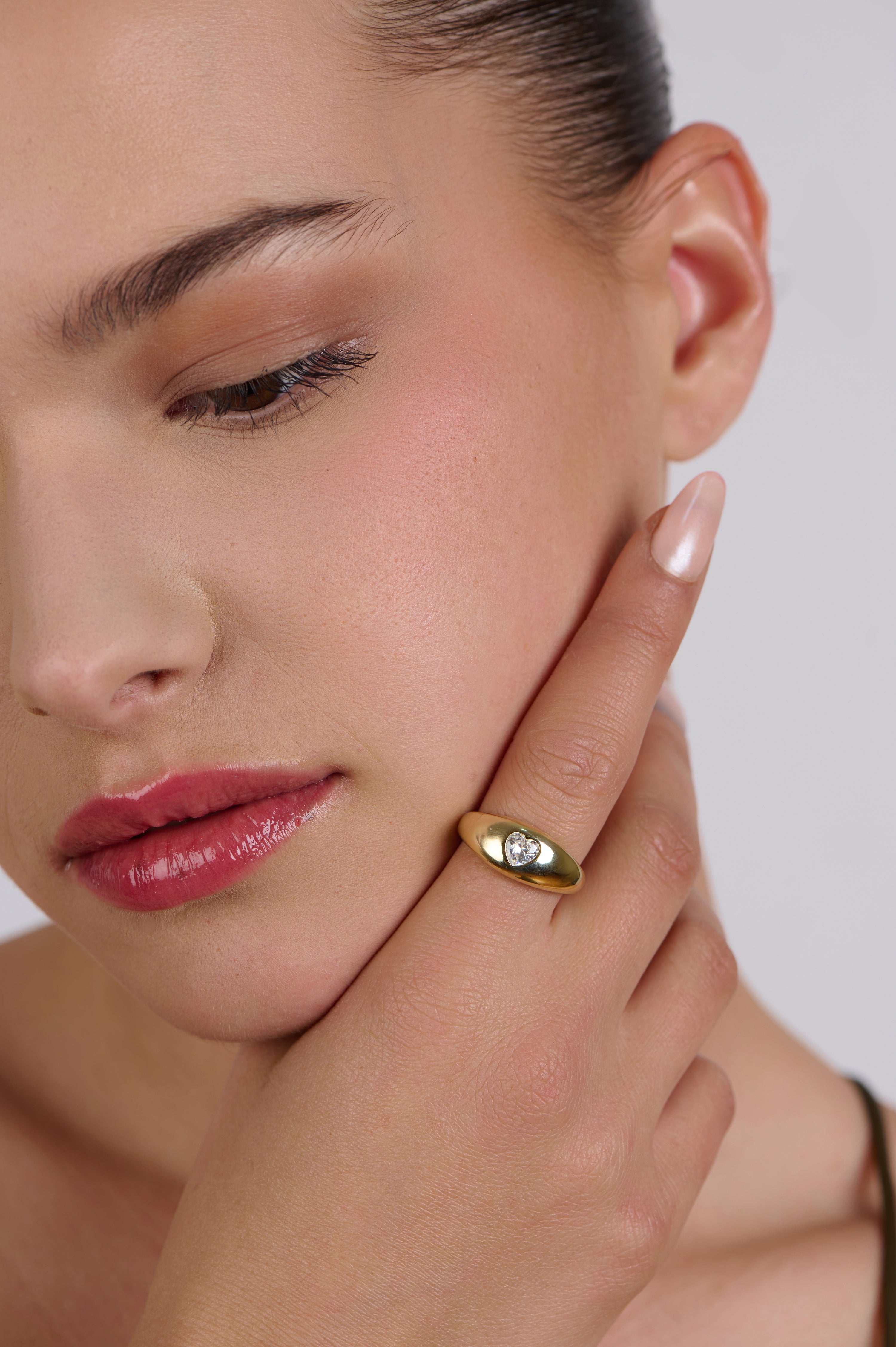 Babe Heart Signet Ring