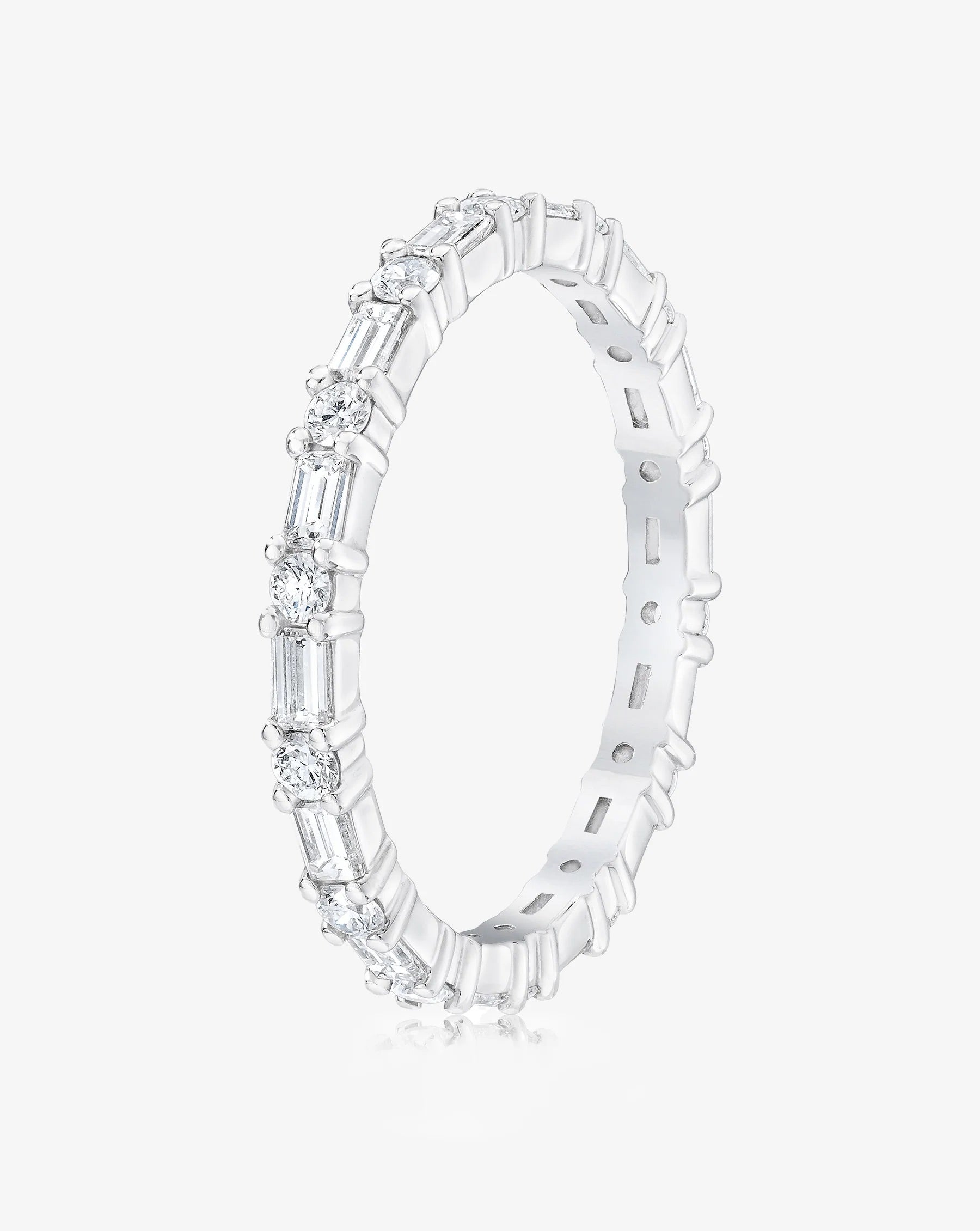 Baguette Glow Eternity Ring