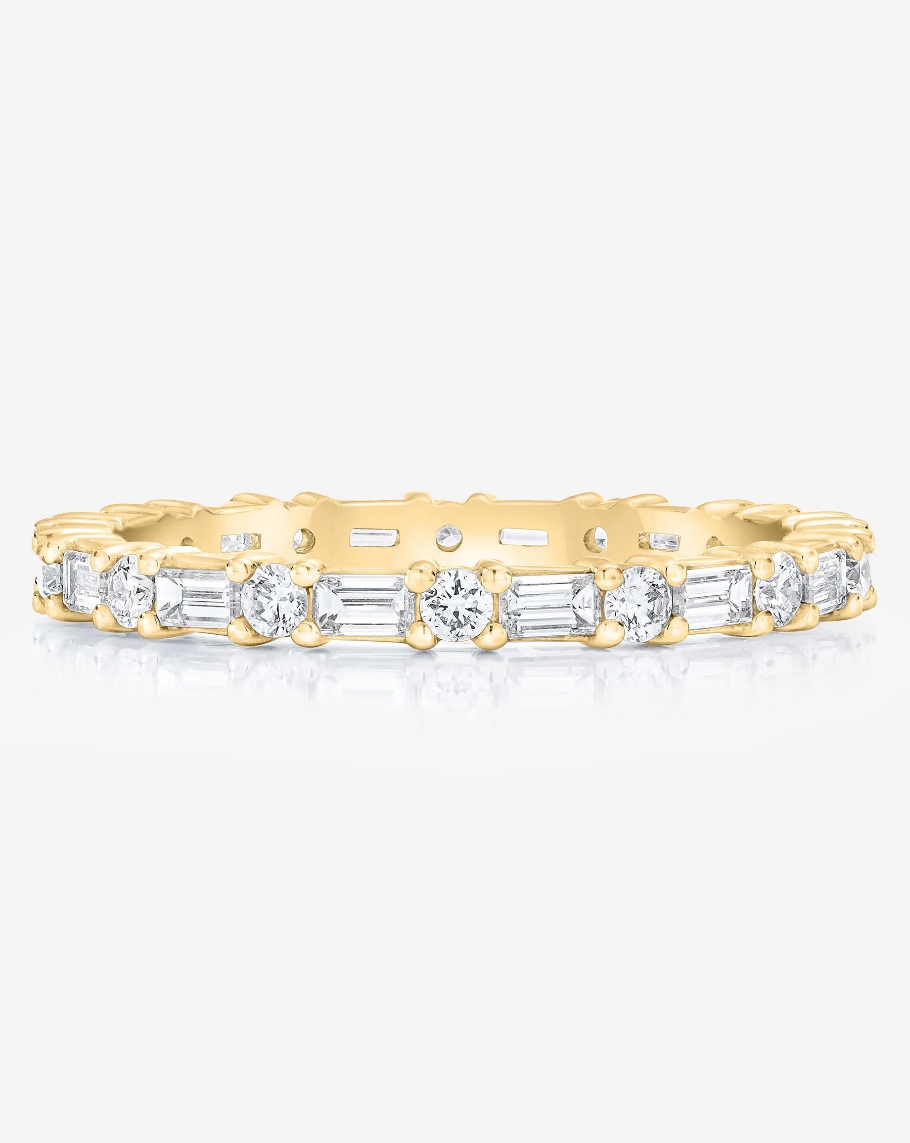 Baguette Glow Eternity Ring