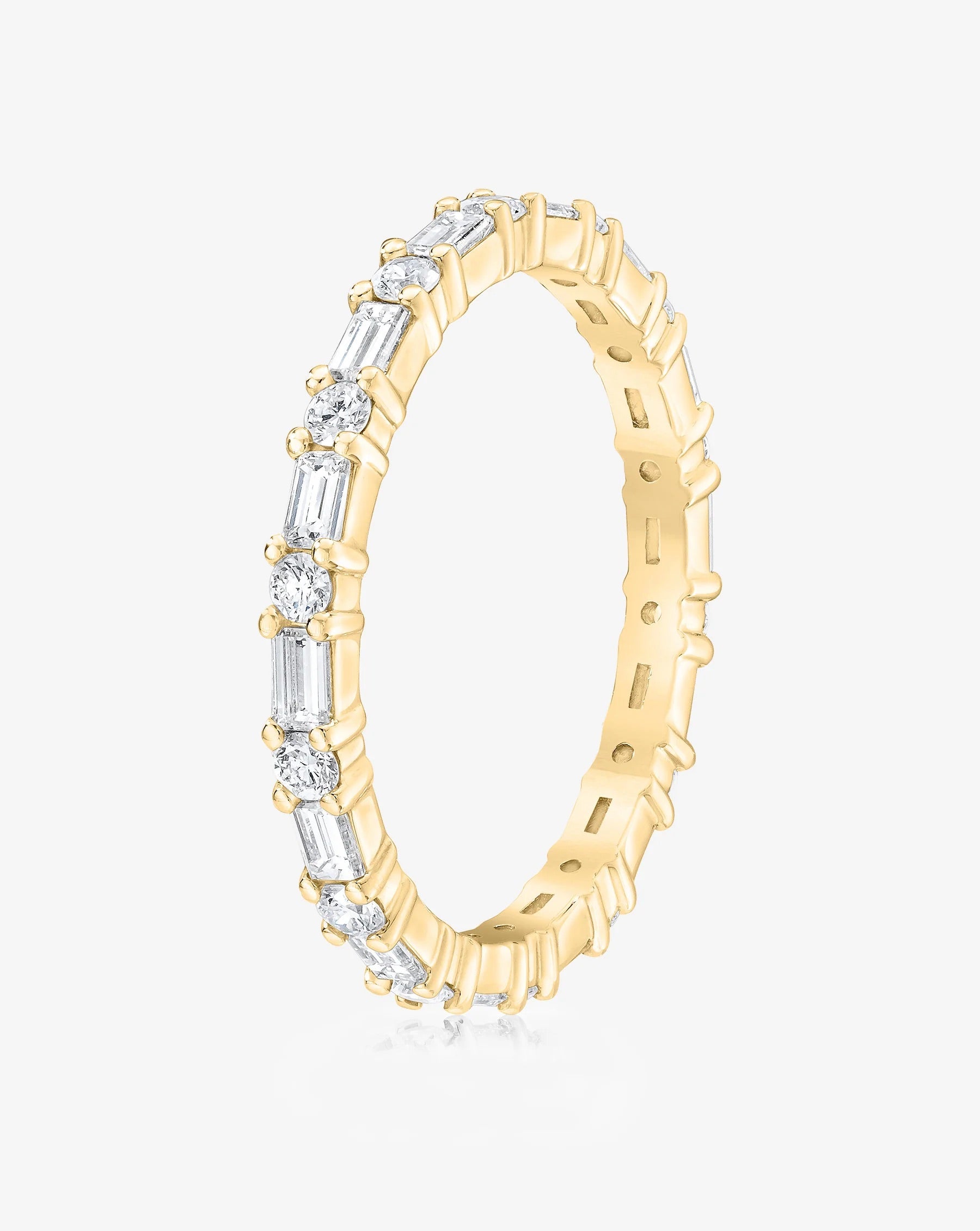 Baguette Glow Eternity Ring