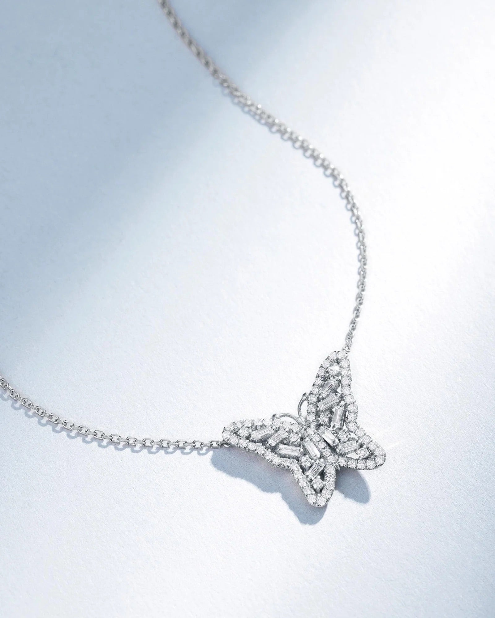 Lue Baguette Butterfly - ARTSY SILVER