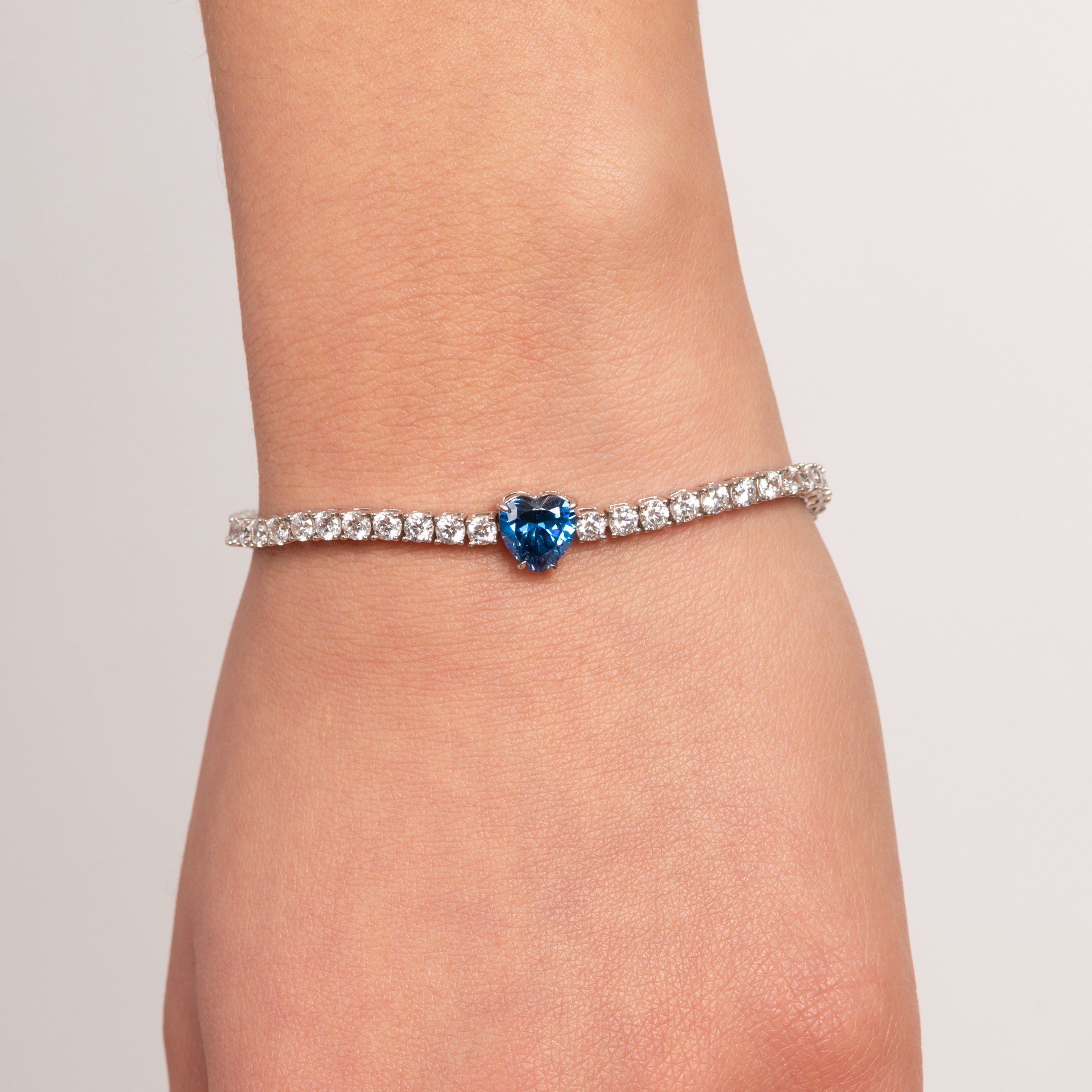 Beloved Heart Tennis Bracelet