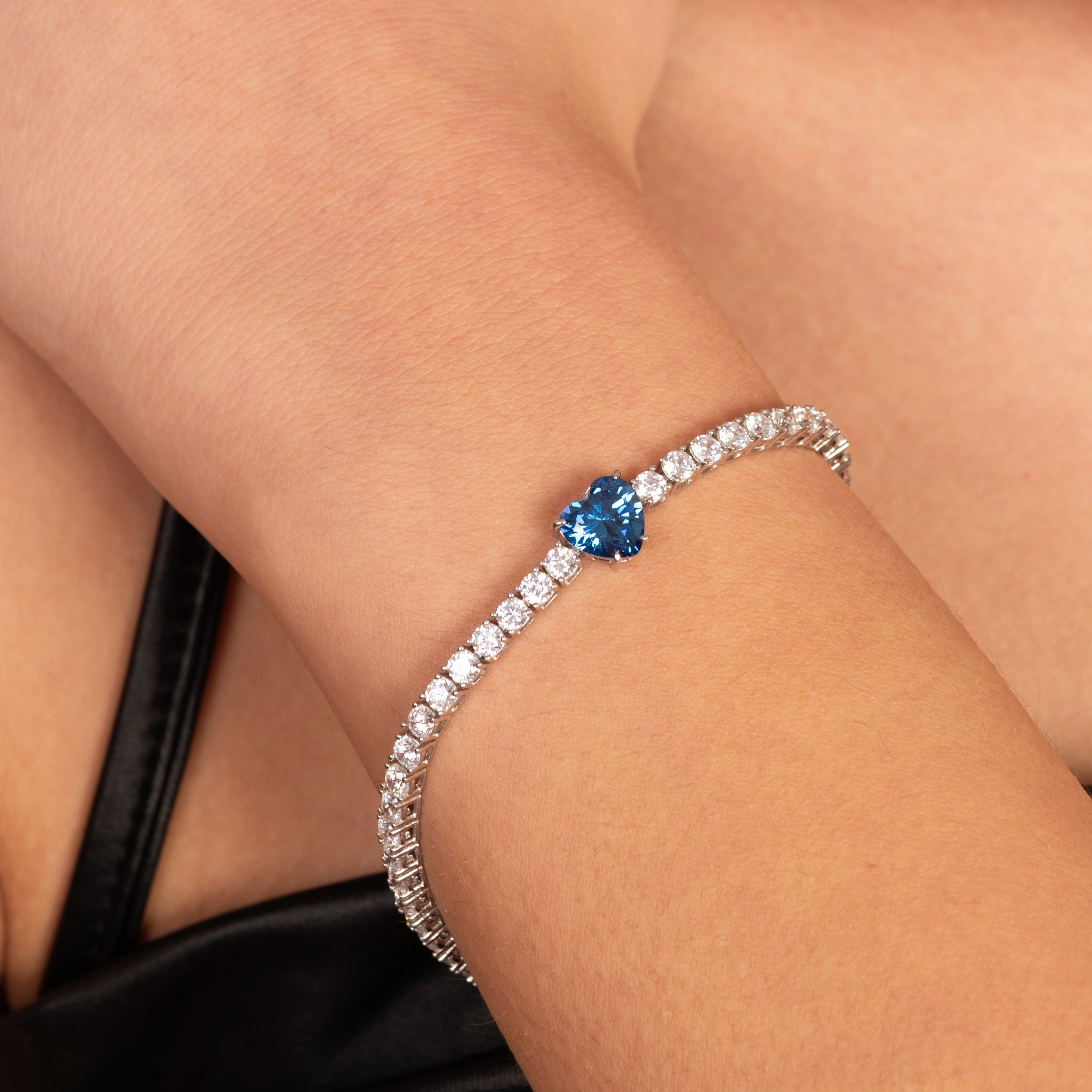 Beloved Heart Tennis Bracelet