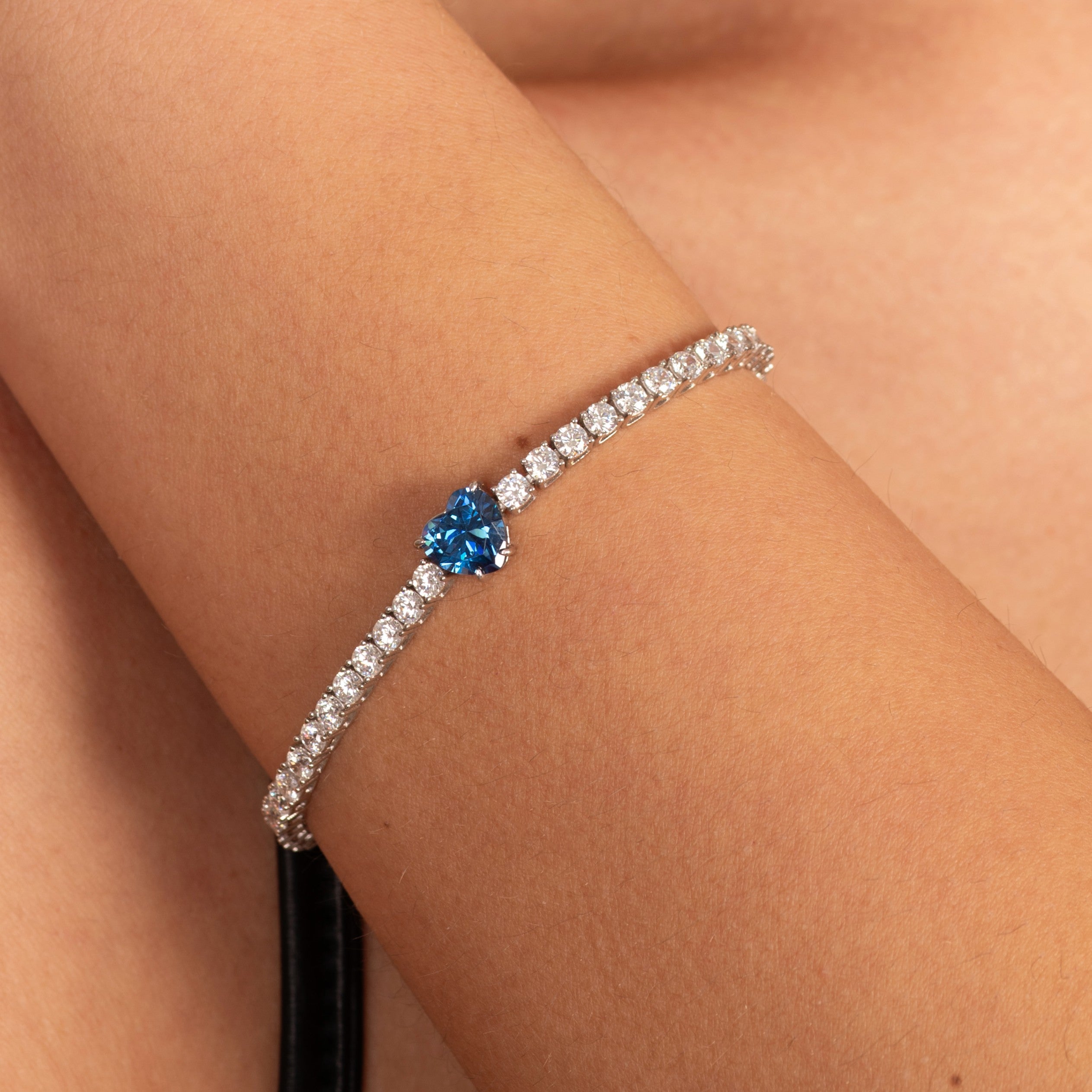 Beloved Heart Tennis Bracelet