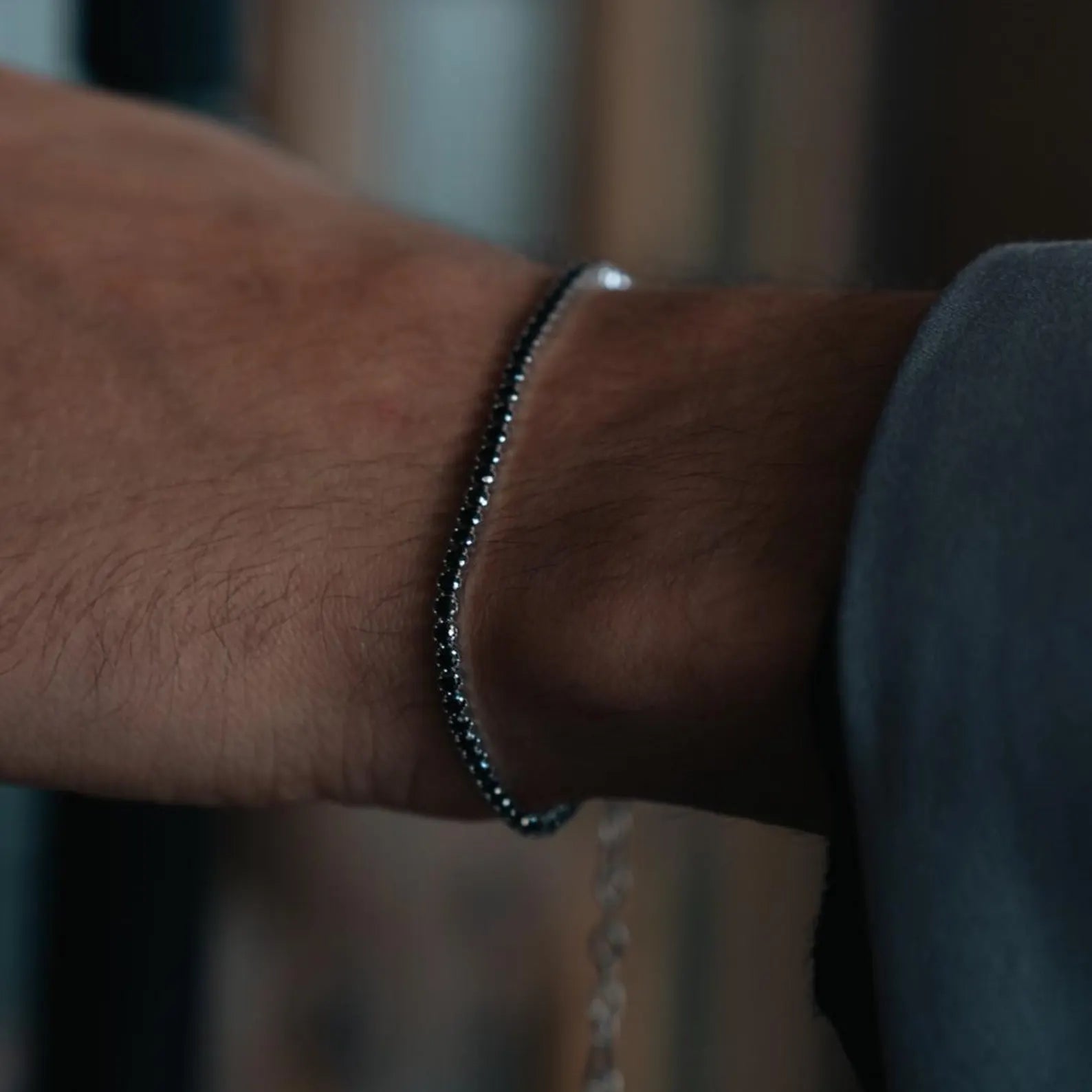 2mm Black Men’s Bracelet