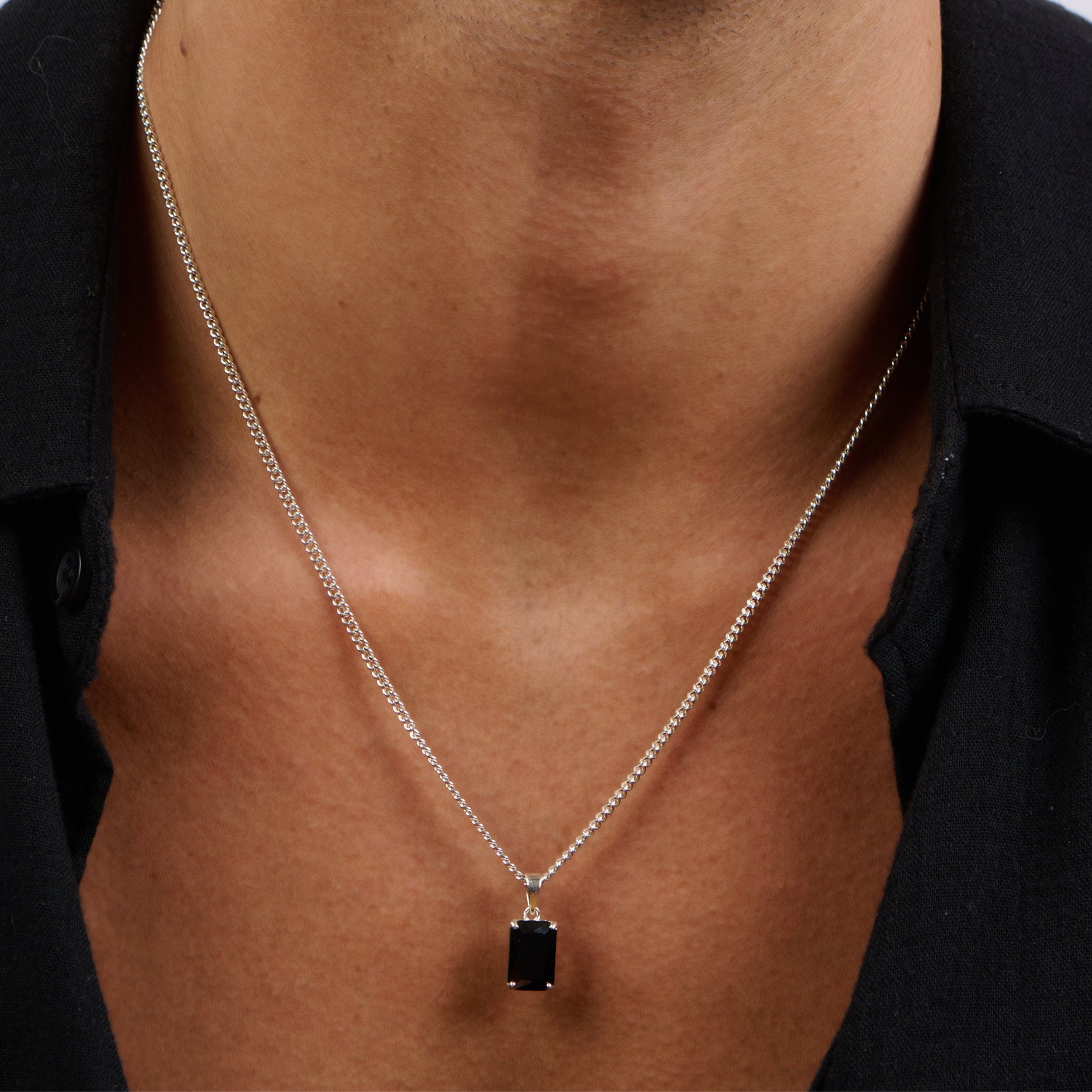 Black Onyx Men's Pendant