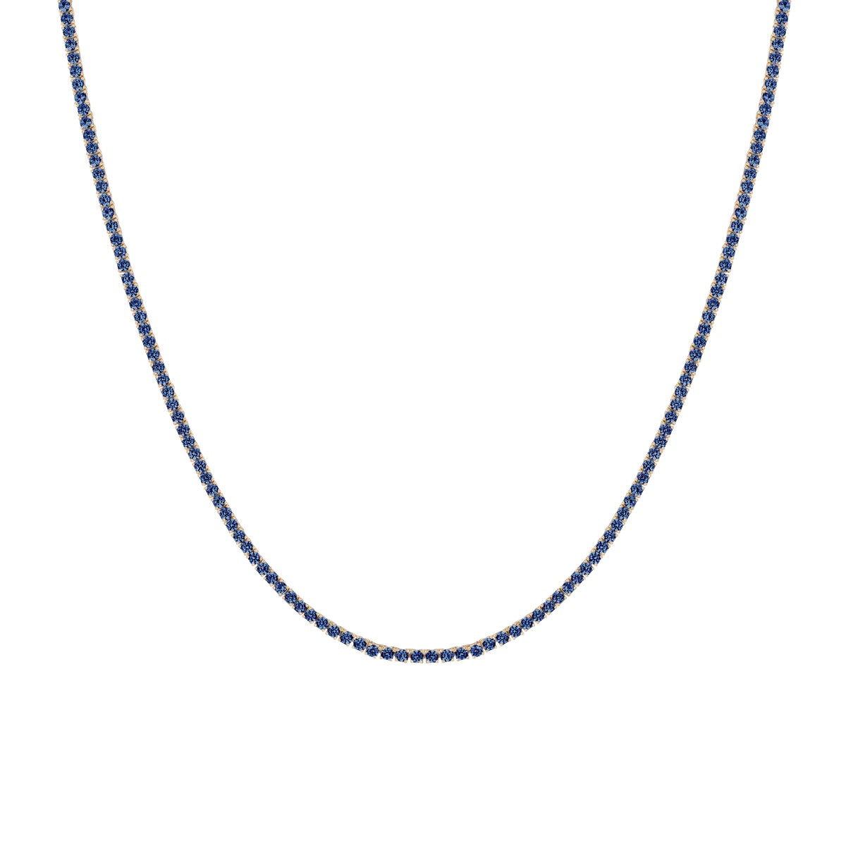 Imperial Sapphire Tennis Necklace