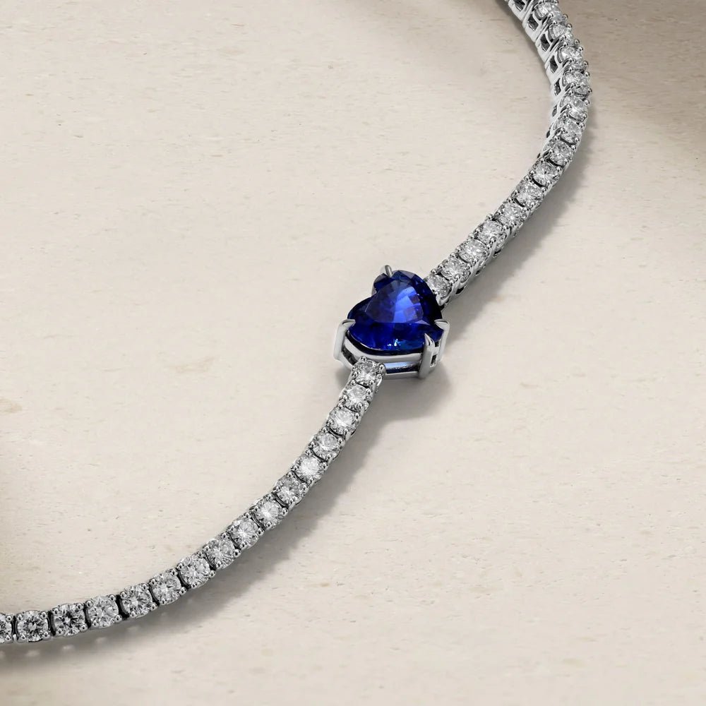 Beloved Heart Tennis Bracelet - ARTSY SILVER