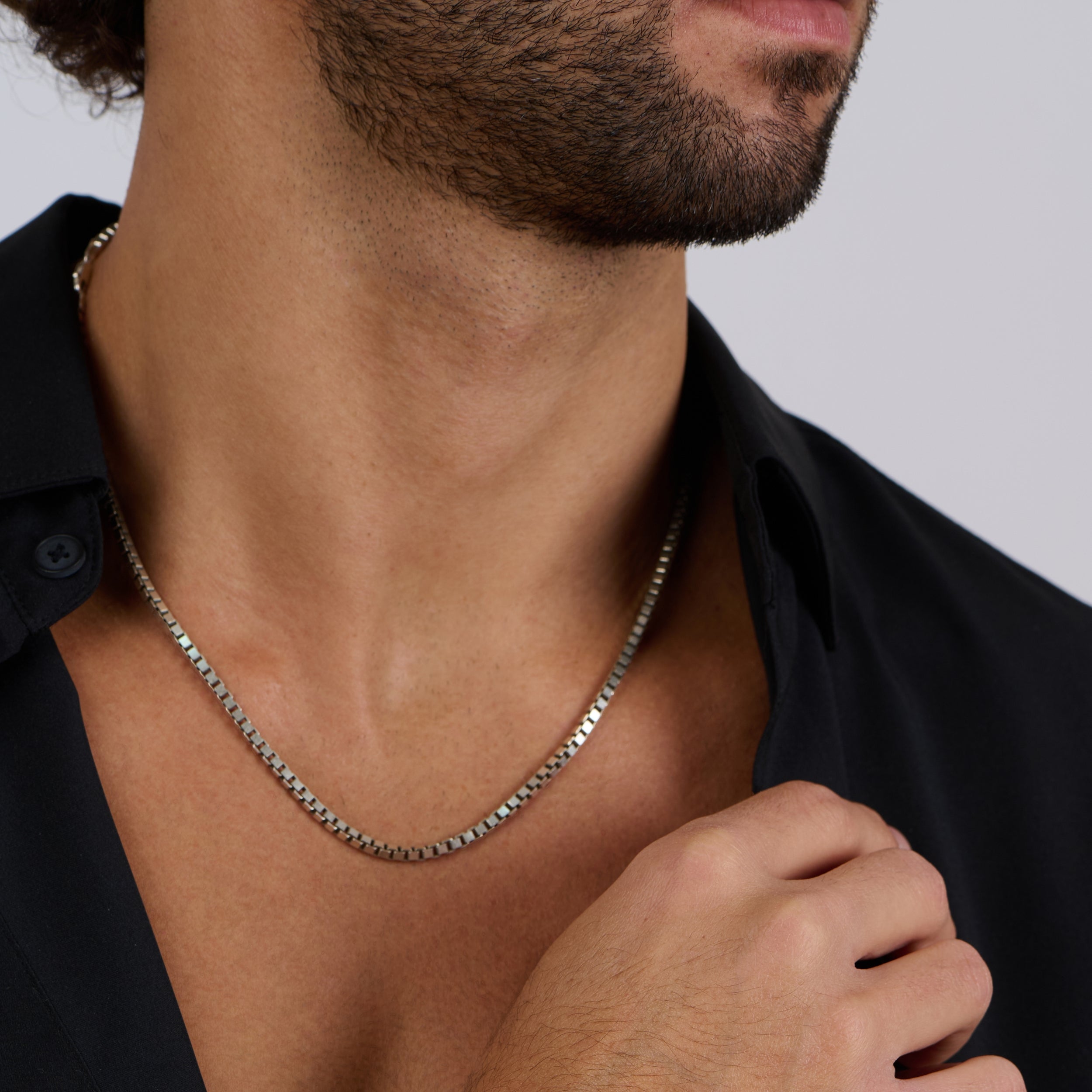 Bold Silver Box Chain