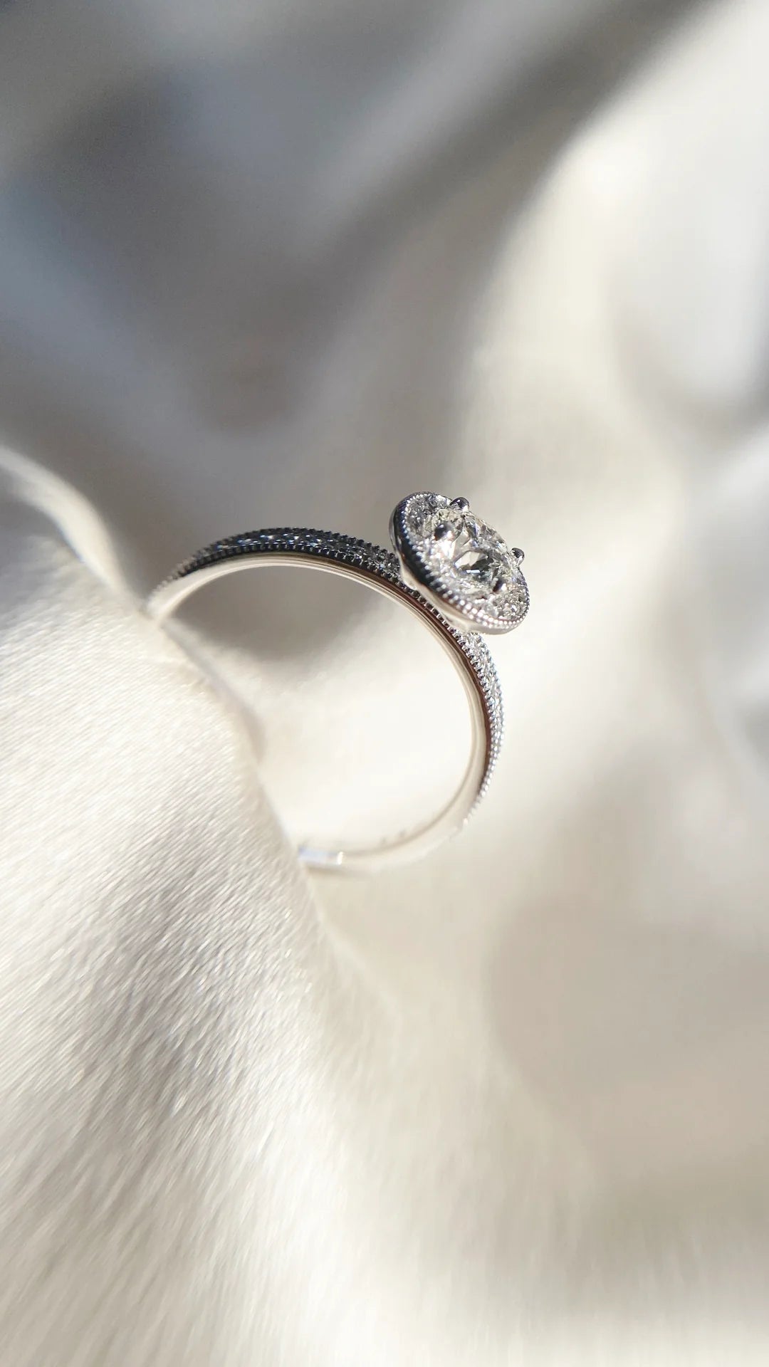 Cher Zircon Promise Ring - ARTSY SILVER