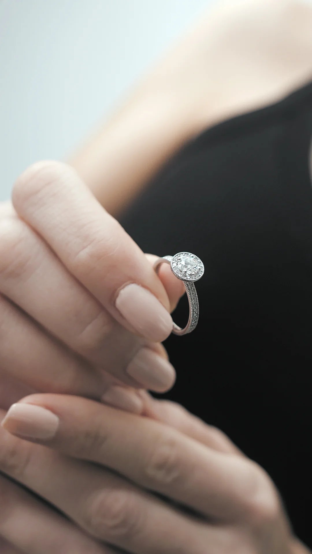 Cher Zircon Promise Ring - ARTSY SILVER