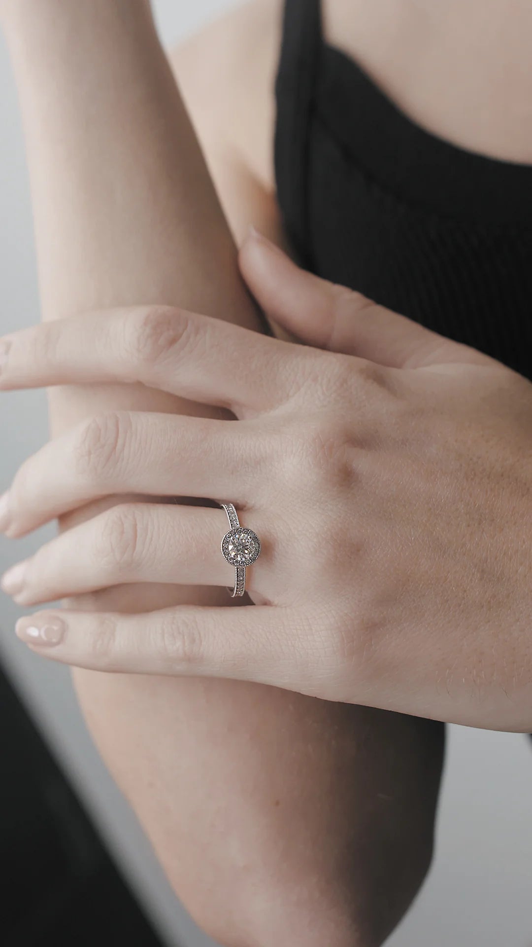 Cher Zircon Promise Ring - ARTSY SILVER