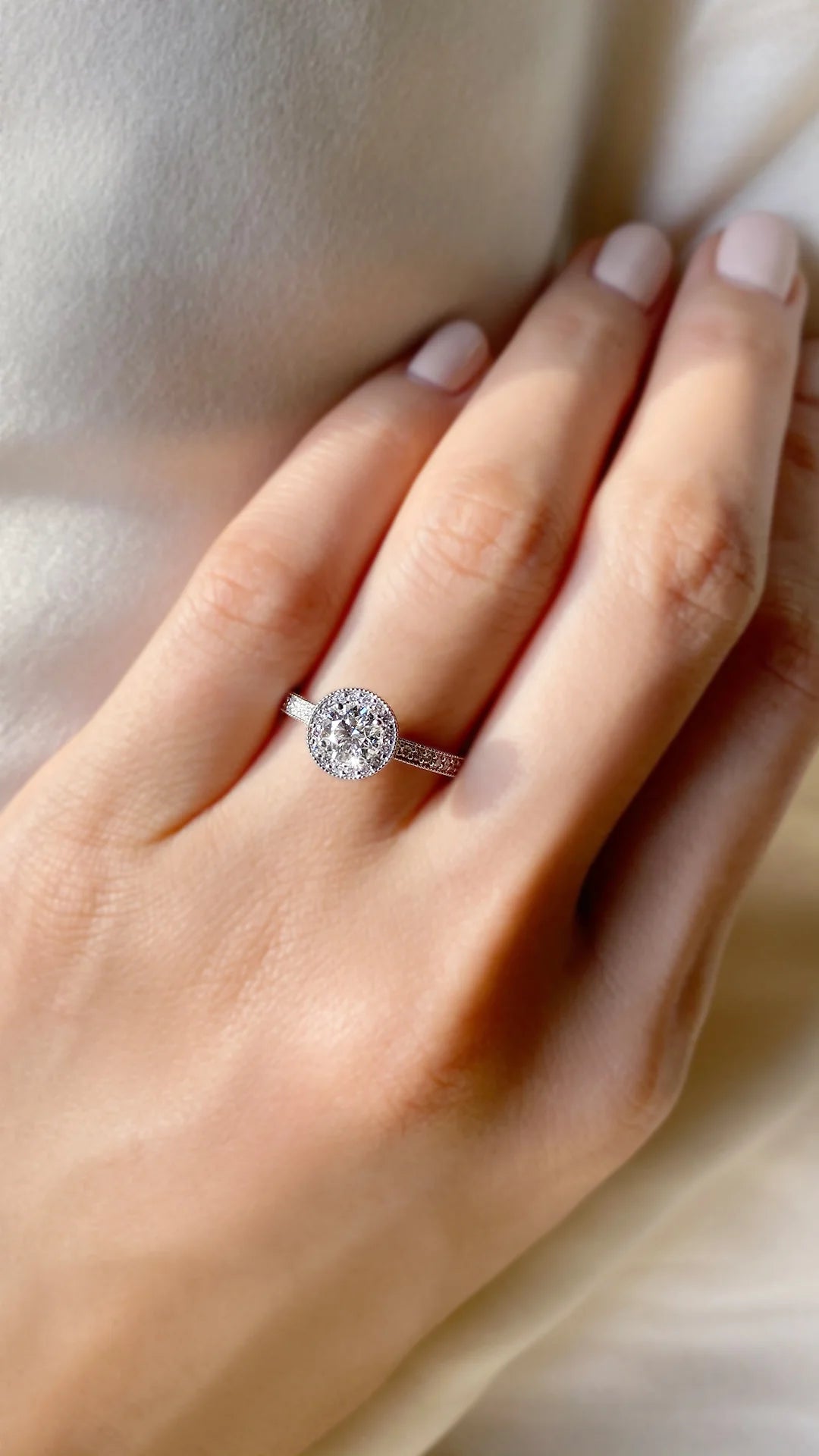 Cher Zircon Promise Ring - ARTSY SILVER