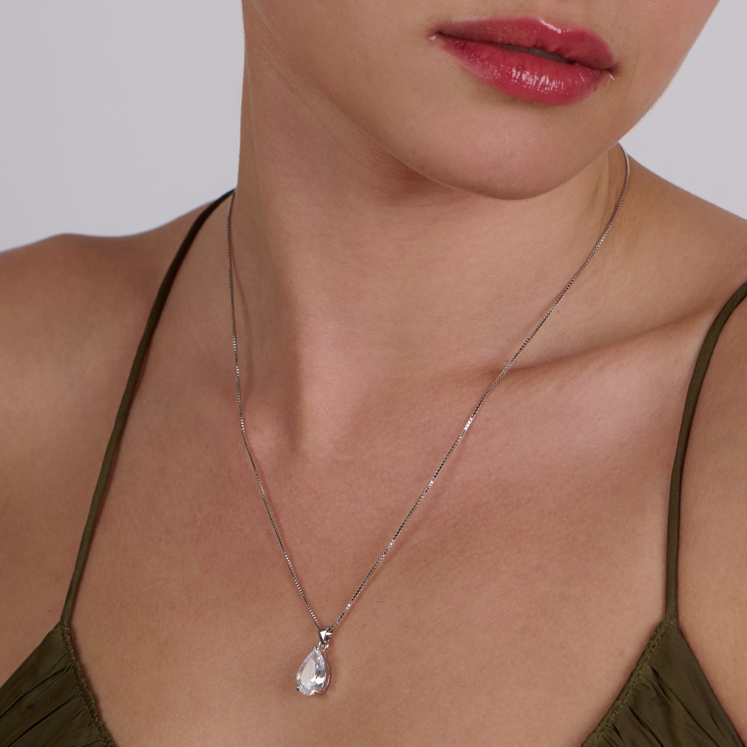 Chic Charm Silver Necklace