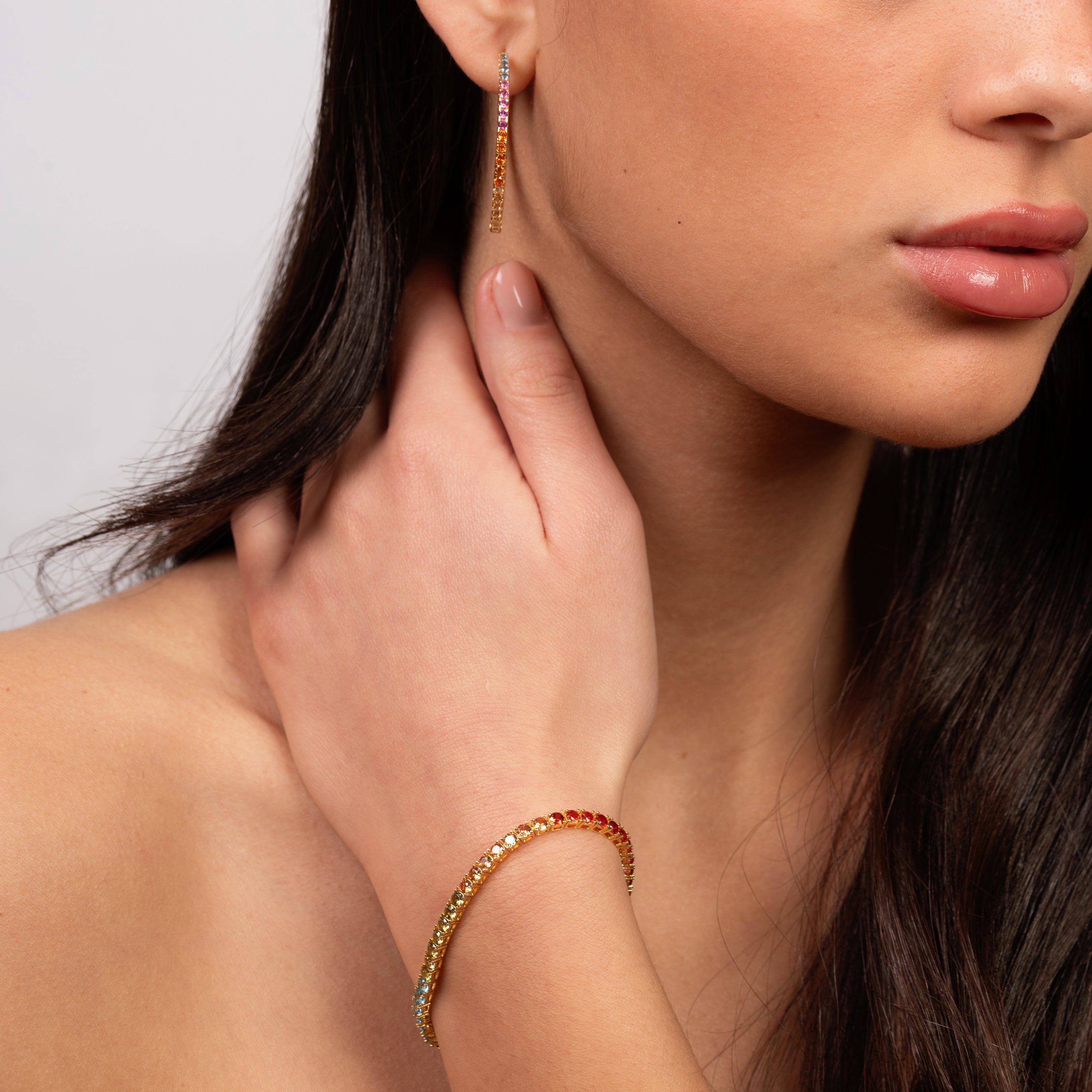 Rainbow Earring & Bracelet Set