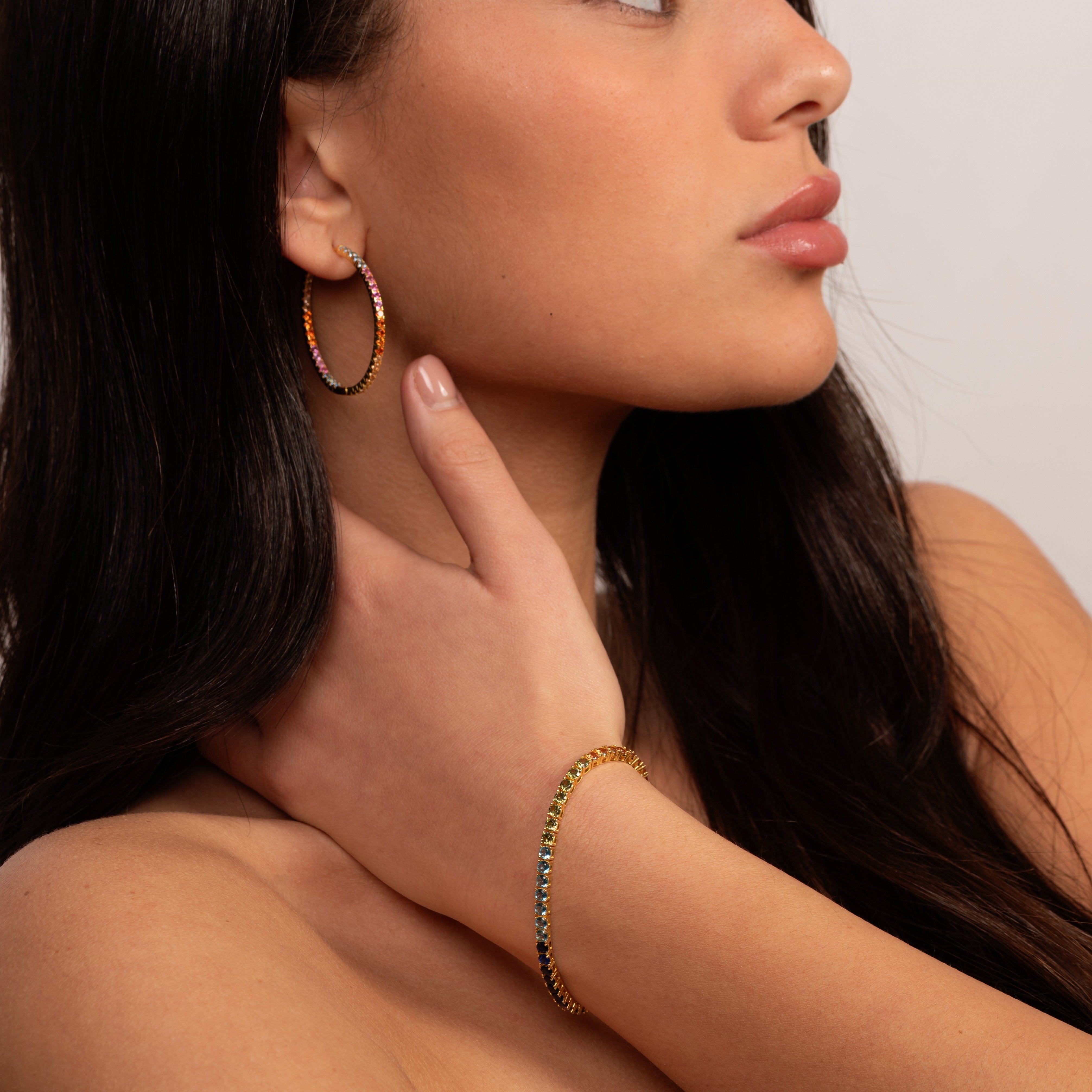 Rainbow Earring & Bracelet Set