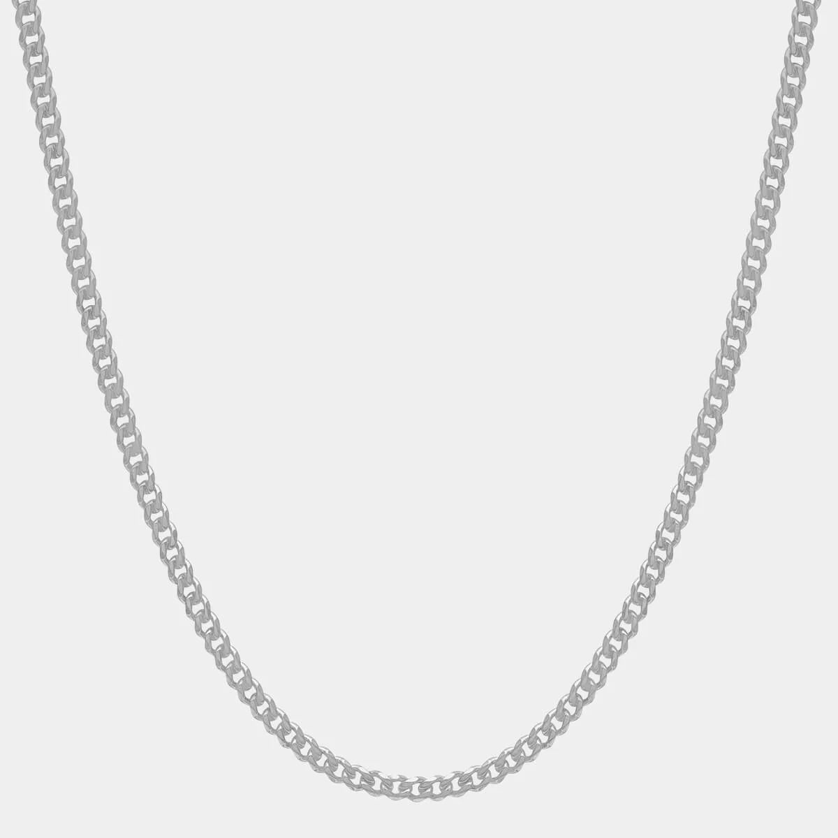 Cuban Link Chain 3mm Silver - ARTSY SILVER