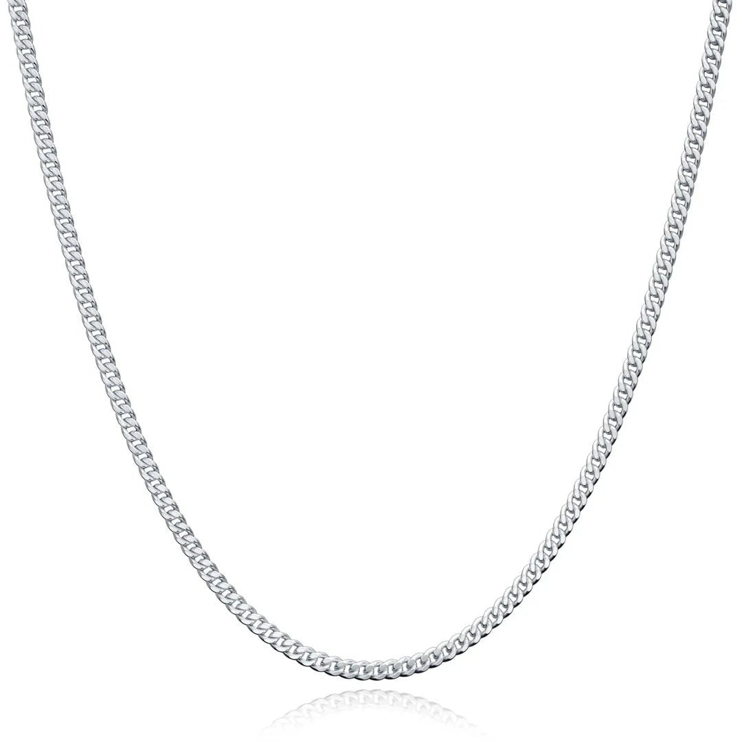 Cuban Link Chain 3mm Silver - ARTSY SILVER