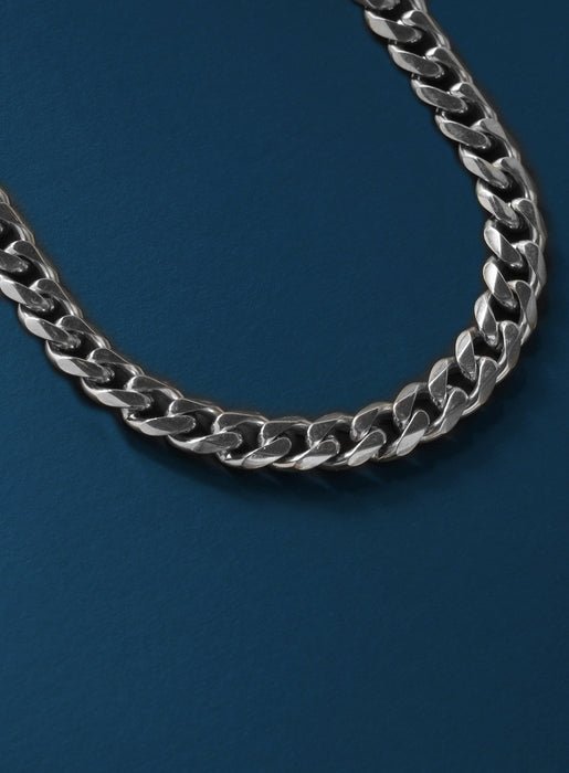 Cuban Link Chain 7mm Silver - ARTSY SILVER
