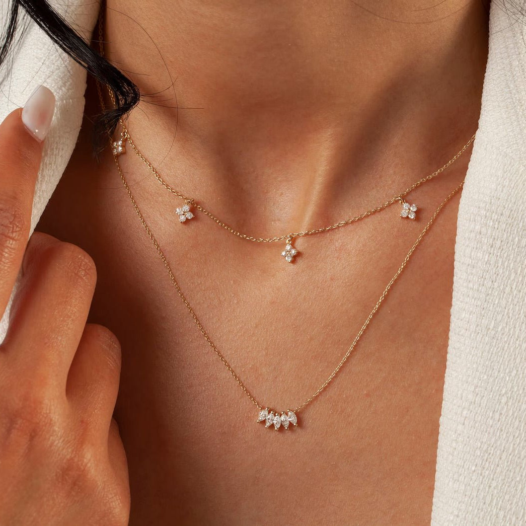 Rey Layered Necklace - ARTSY SILVER