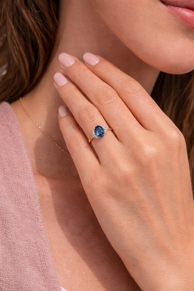 Dolce Vita London Blue Topaz Ring