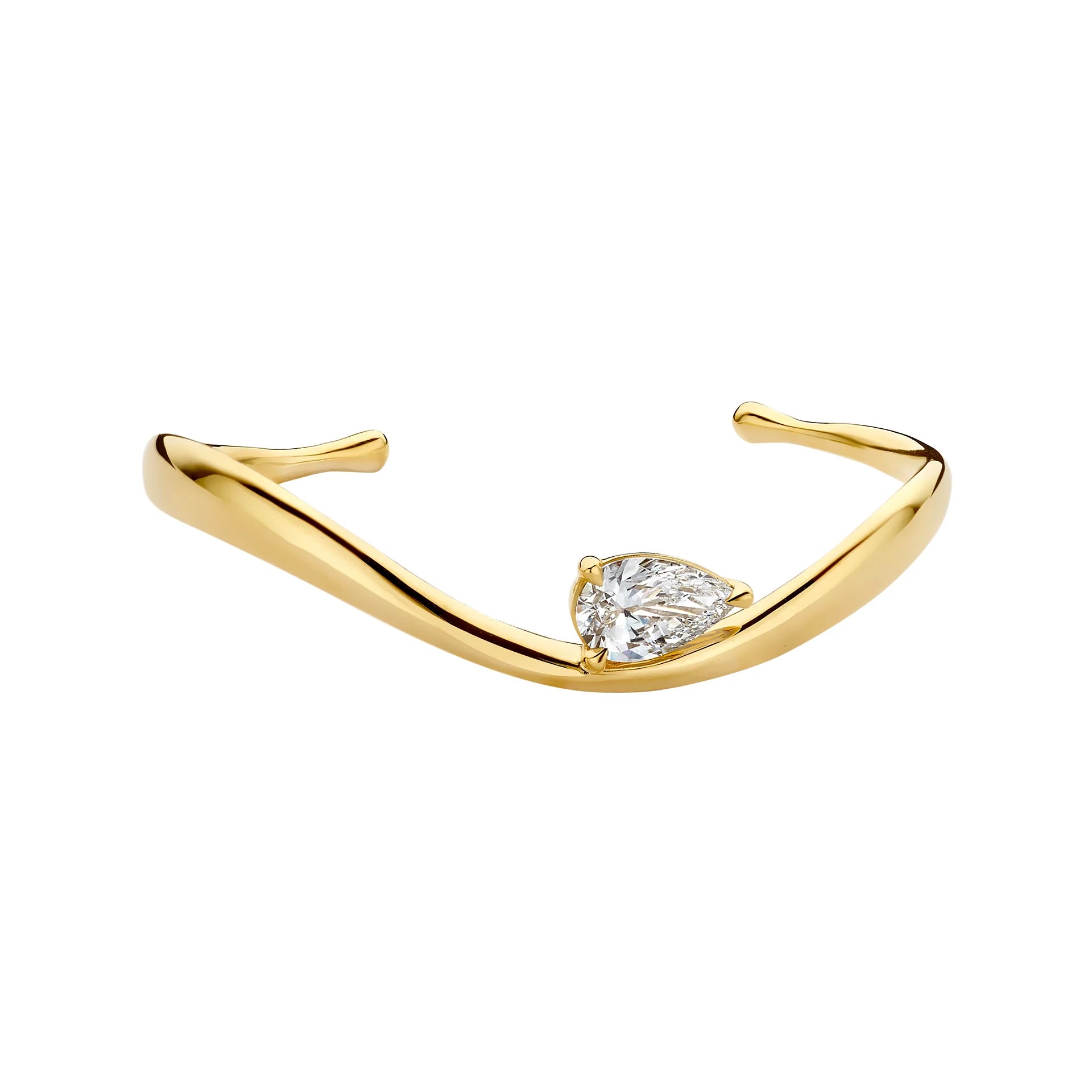 925 Sterling Silver with 18k gold plating  woman's Bangle IARTSY SILVER
