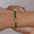 Emerald Baguette Tennis Bracelet