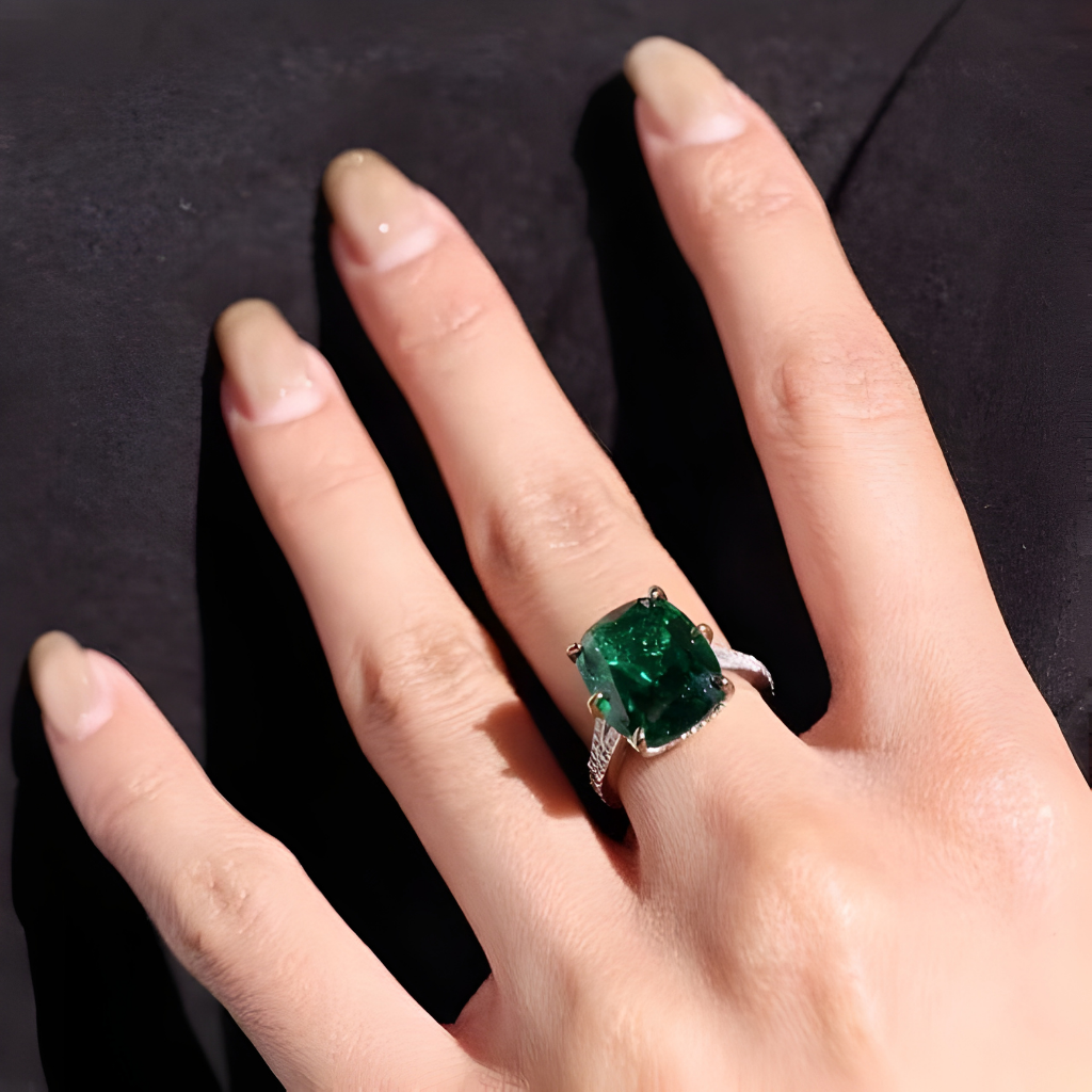Emerald Grace Ring