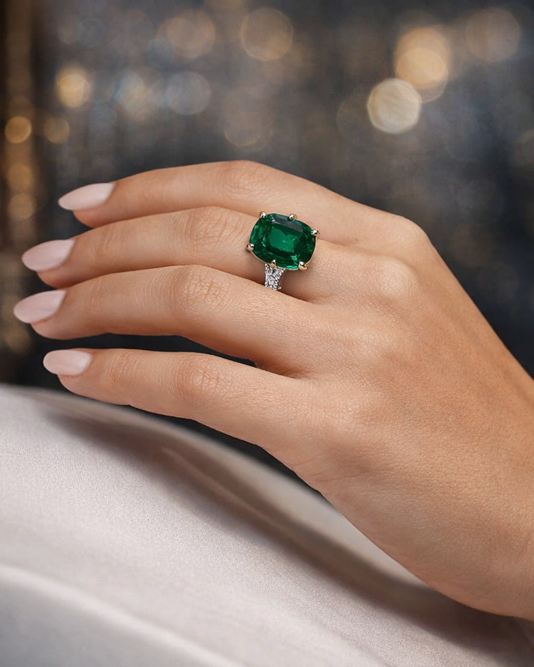 Emerald Grace Ring