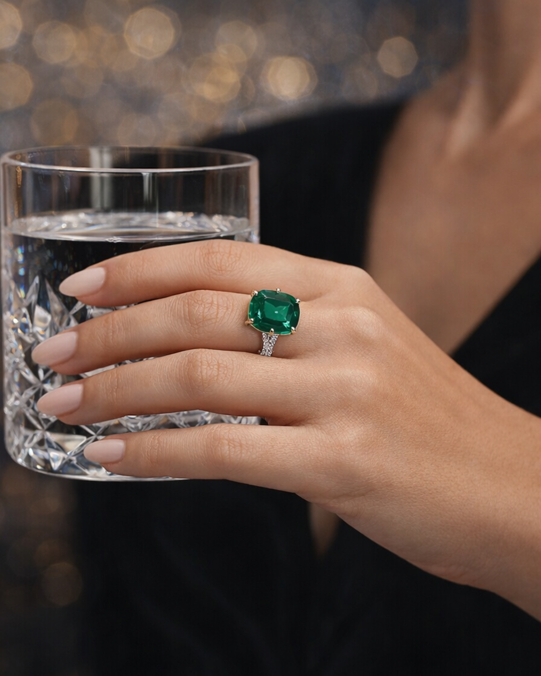 Emerald Grace Ring