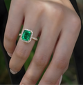 Emerald Stone Fancy Ring