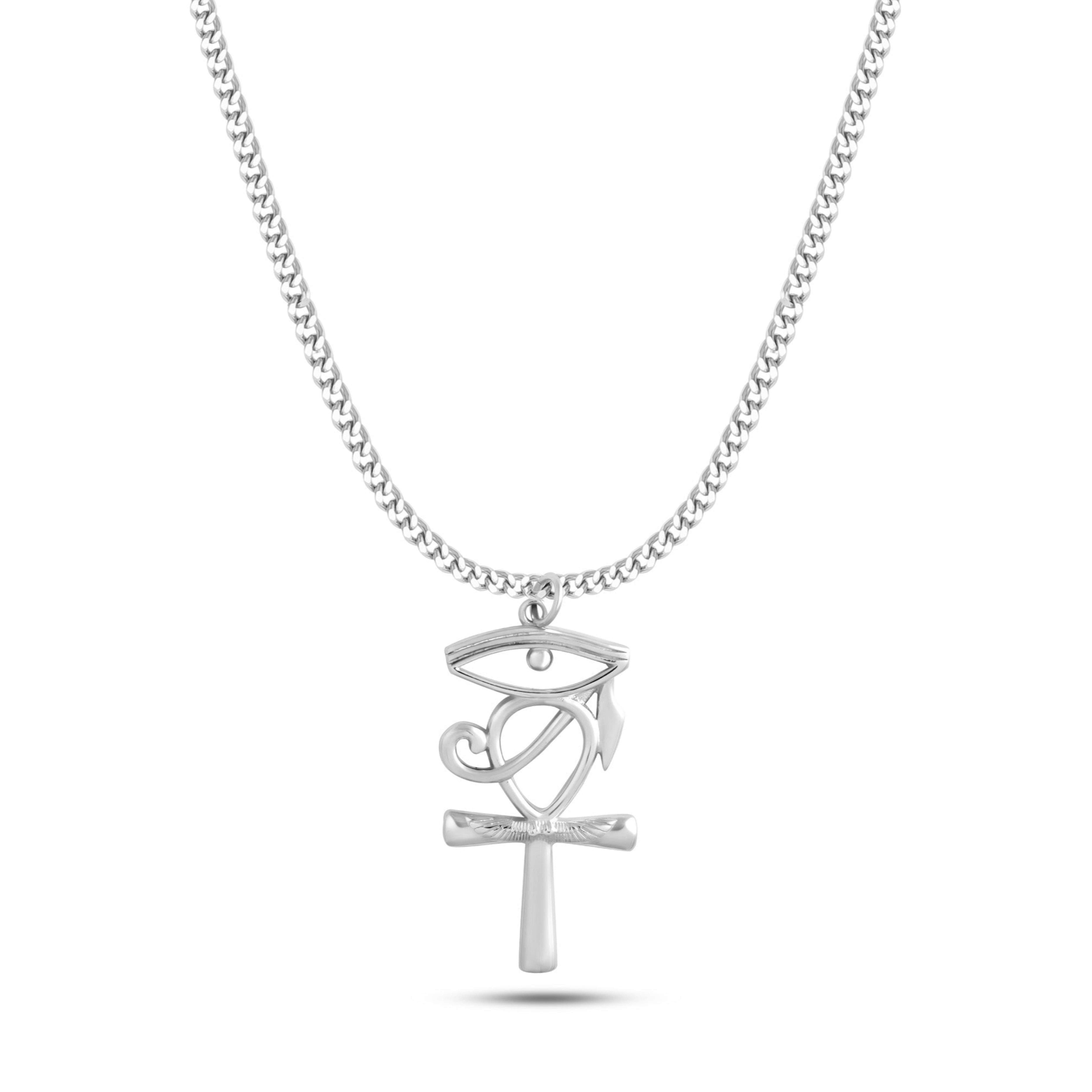 Eye Of Ra & Ankh Pendant