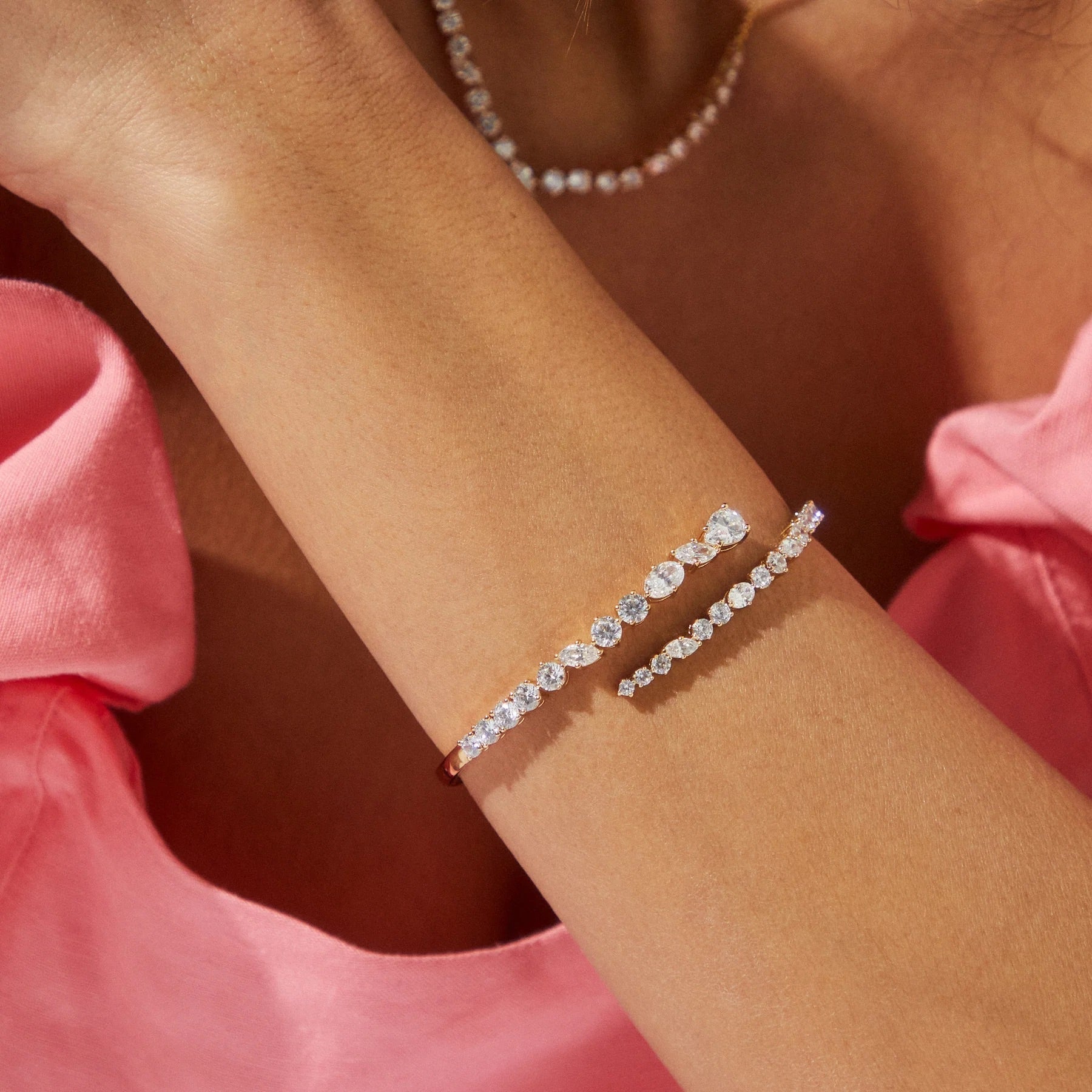 Flutter Cuff Bracelet - ARTSY SILVER