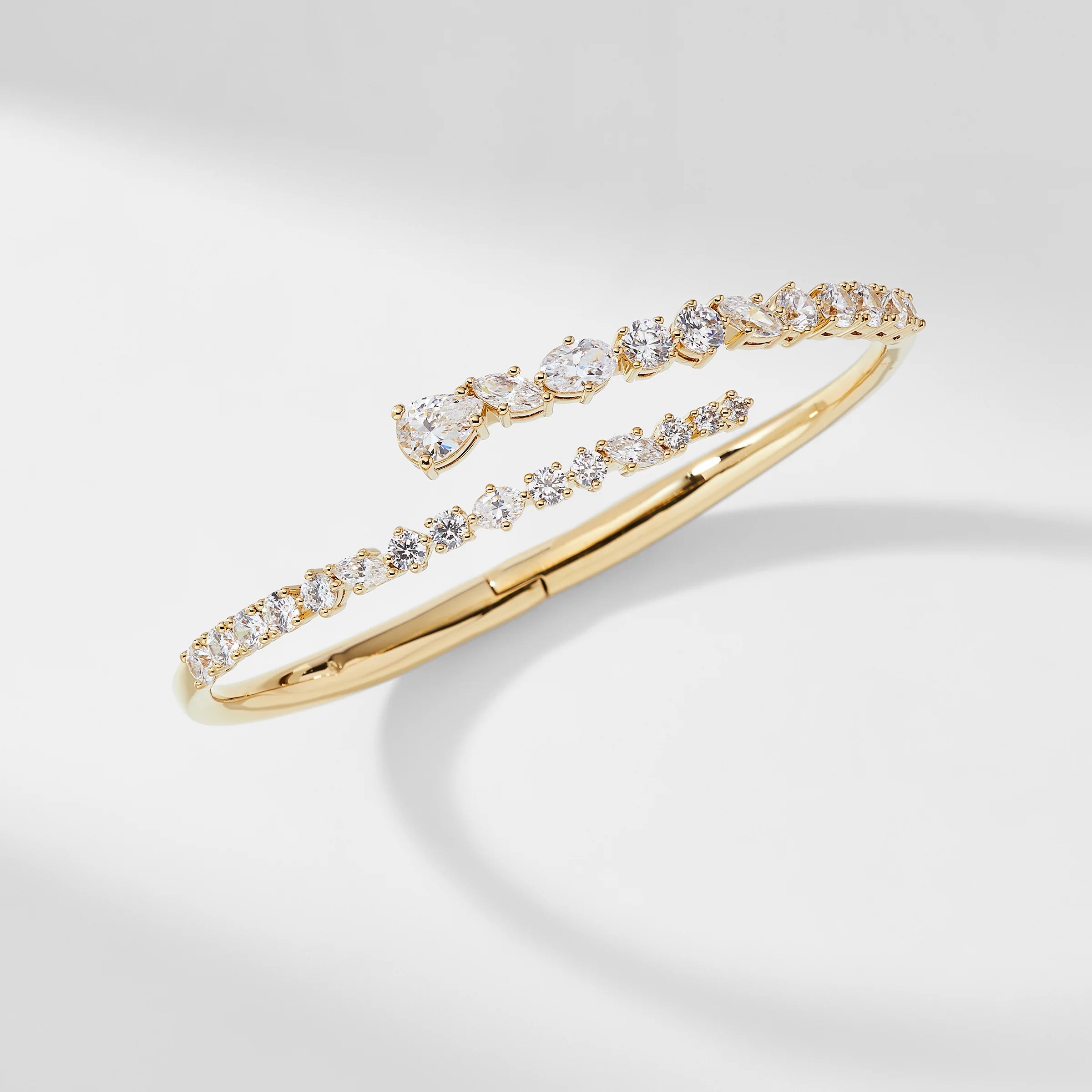 Flutter Cuff Bracelet - ARTSY SILVER