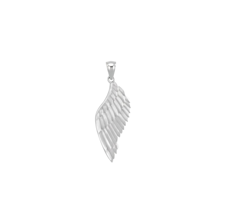 Feather Wing Pendant - ARTSY SILVER