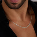 Figaro-silver-necklace 925 Sterling Silver I ARTSY SILVER