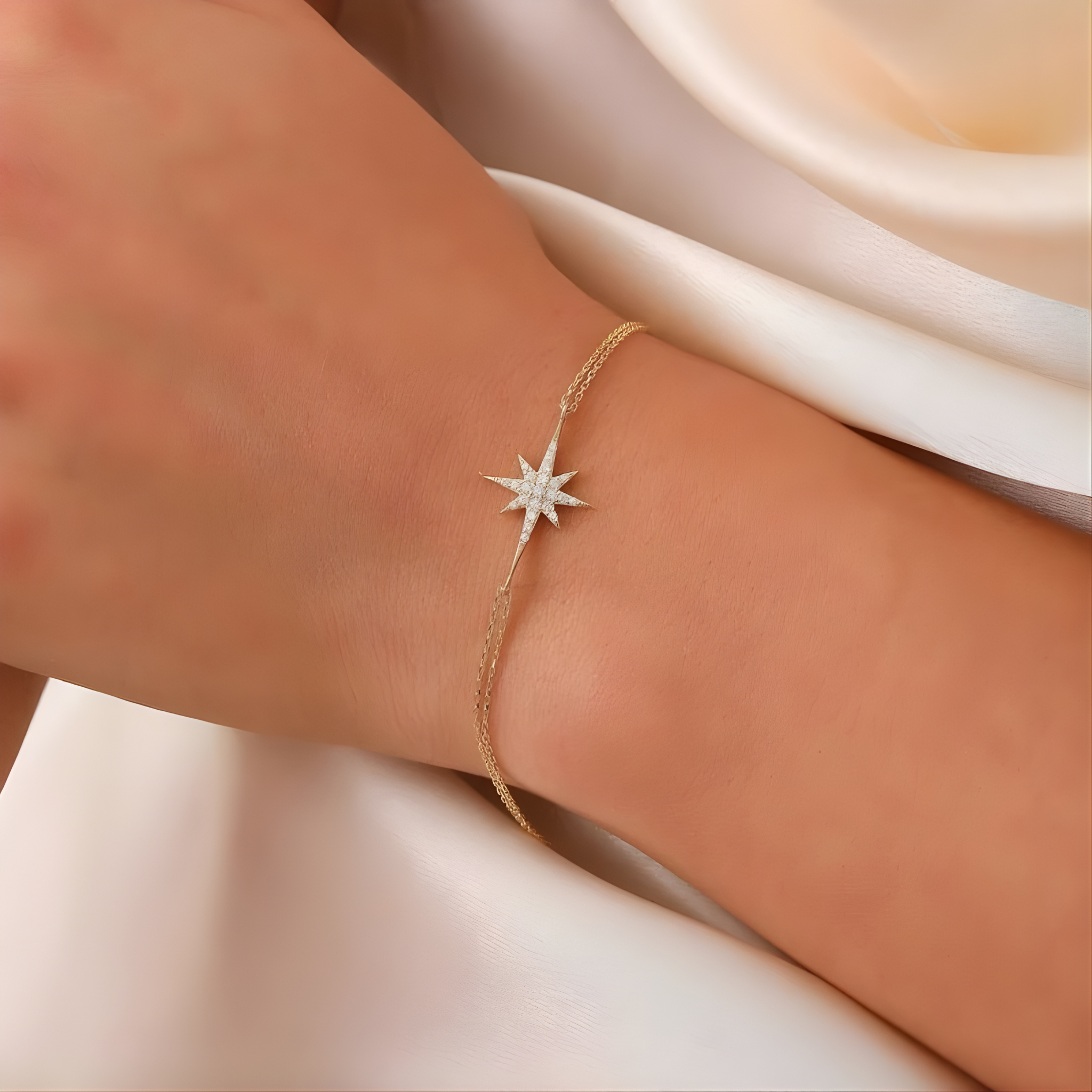 Fizzy Zircons Pole Star Bracelet