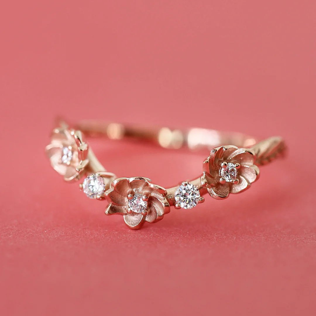 Barbie Blossom 2 Set Ring - ARTSY SILVER