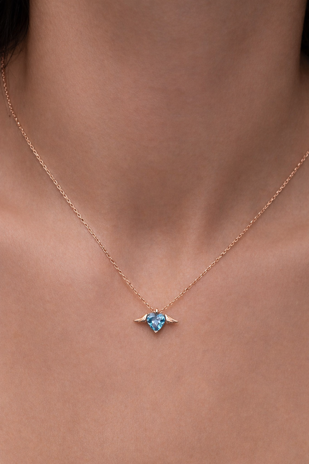 Fly Me To The Moon Heart Necklace - ARTSY SILVER