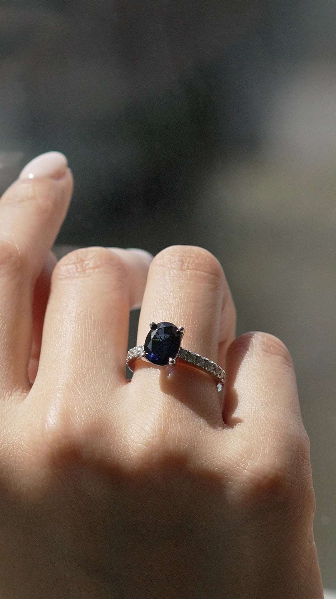 Forever Yours Sapphire Ring - ARTSY SILVER