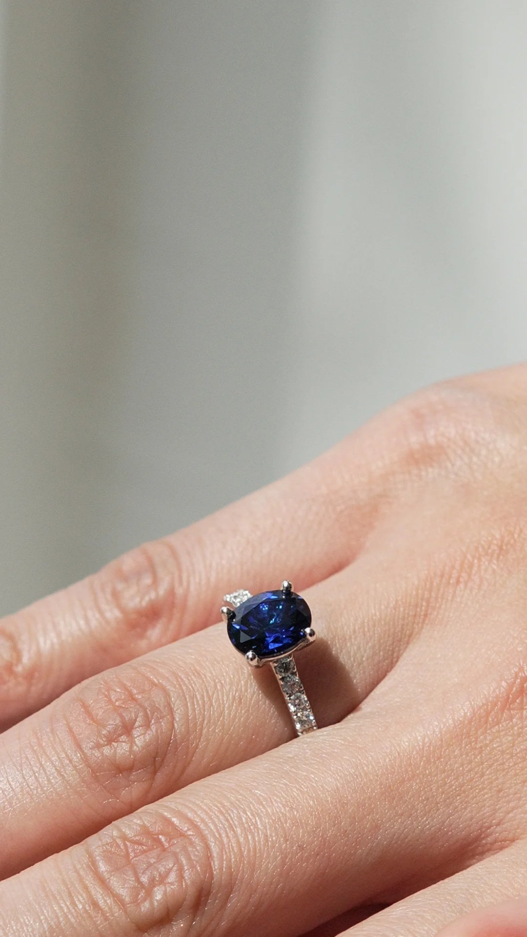 Forever Yours Sapphire Ring - ARTSY SILVER