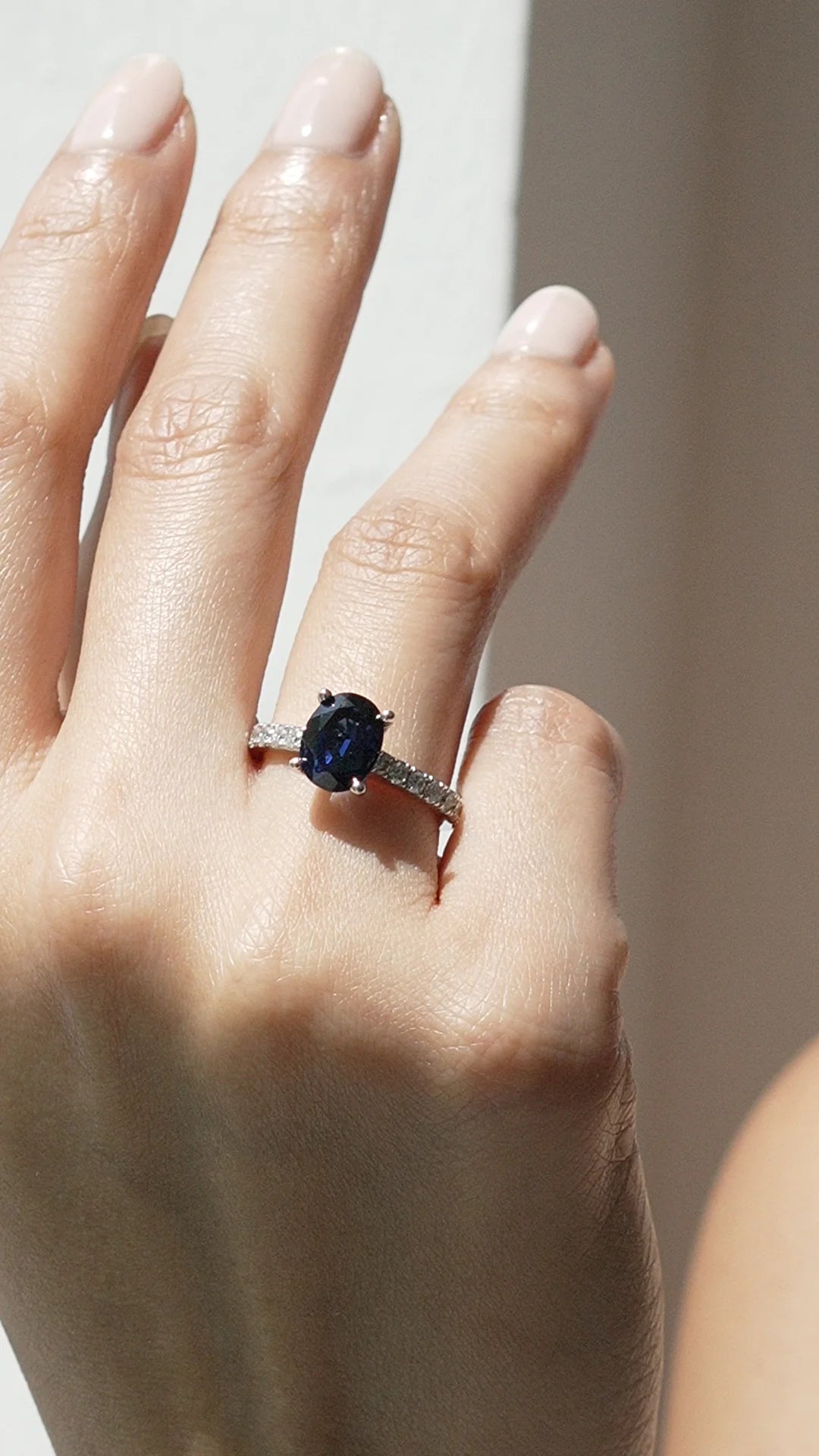 Forever Yours Sapphire Ring - ARTSY SILVER